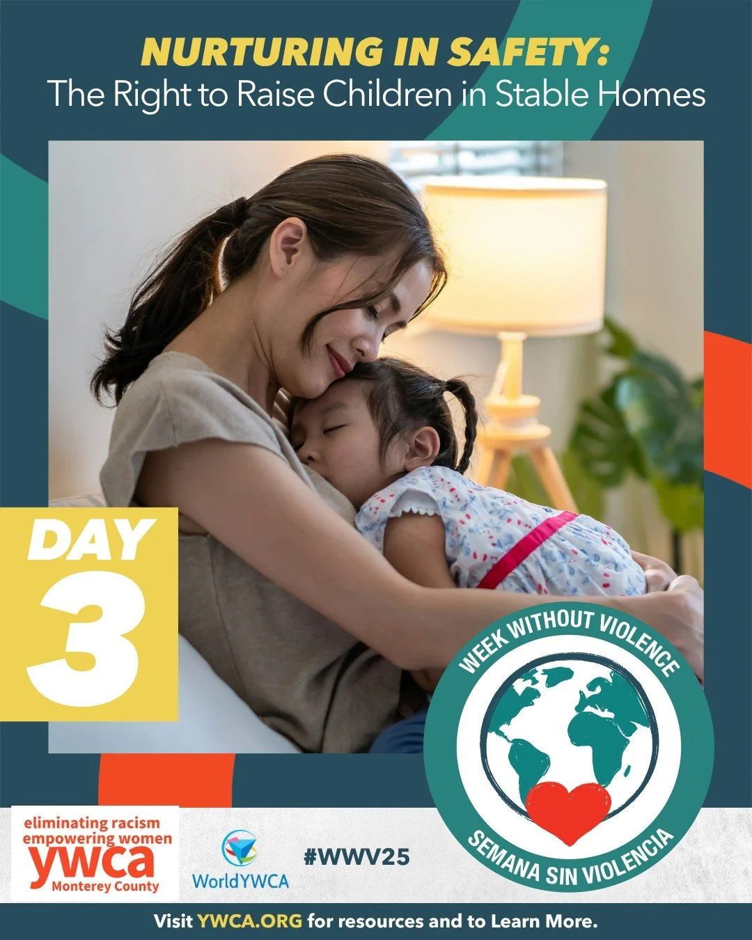 💜✨ Day 3 of our Week Without Violence: Nurturing in Safety! 🌈 Today, we shine a light on the vital importance of safe, stable, and affordable housing for mothers and families. 🏡💖 Access to secure housing is essential for nurturing children and fo