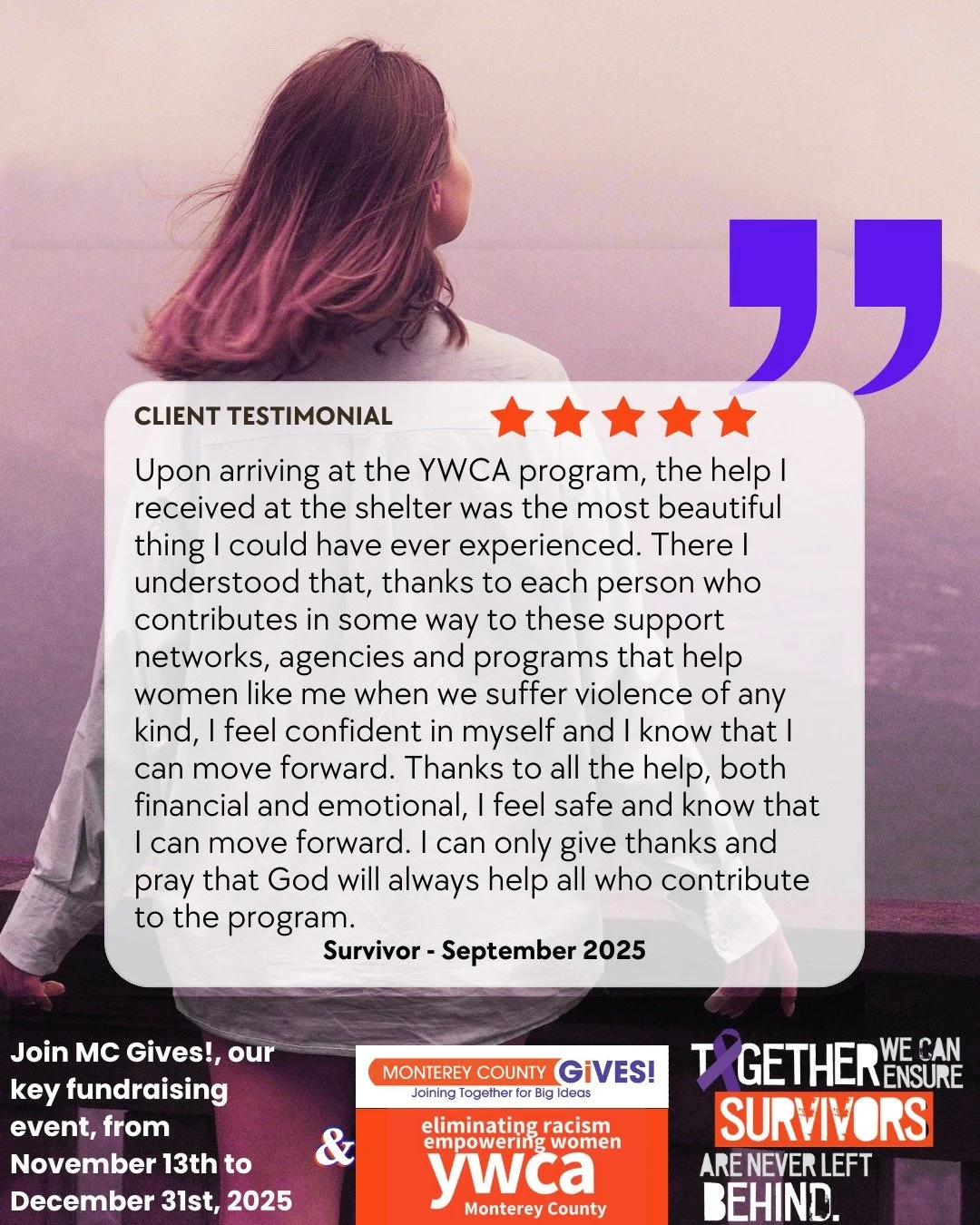 💜✨ We are overwhelmed with gratitude for the incredible feedback we've received! Your stories inspire us and highlight the real impact we&rsquo;re making together in our community. 🌟 Join us in the MC Gives campaign, where your generous gift will b