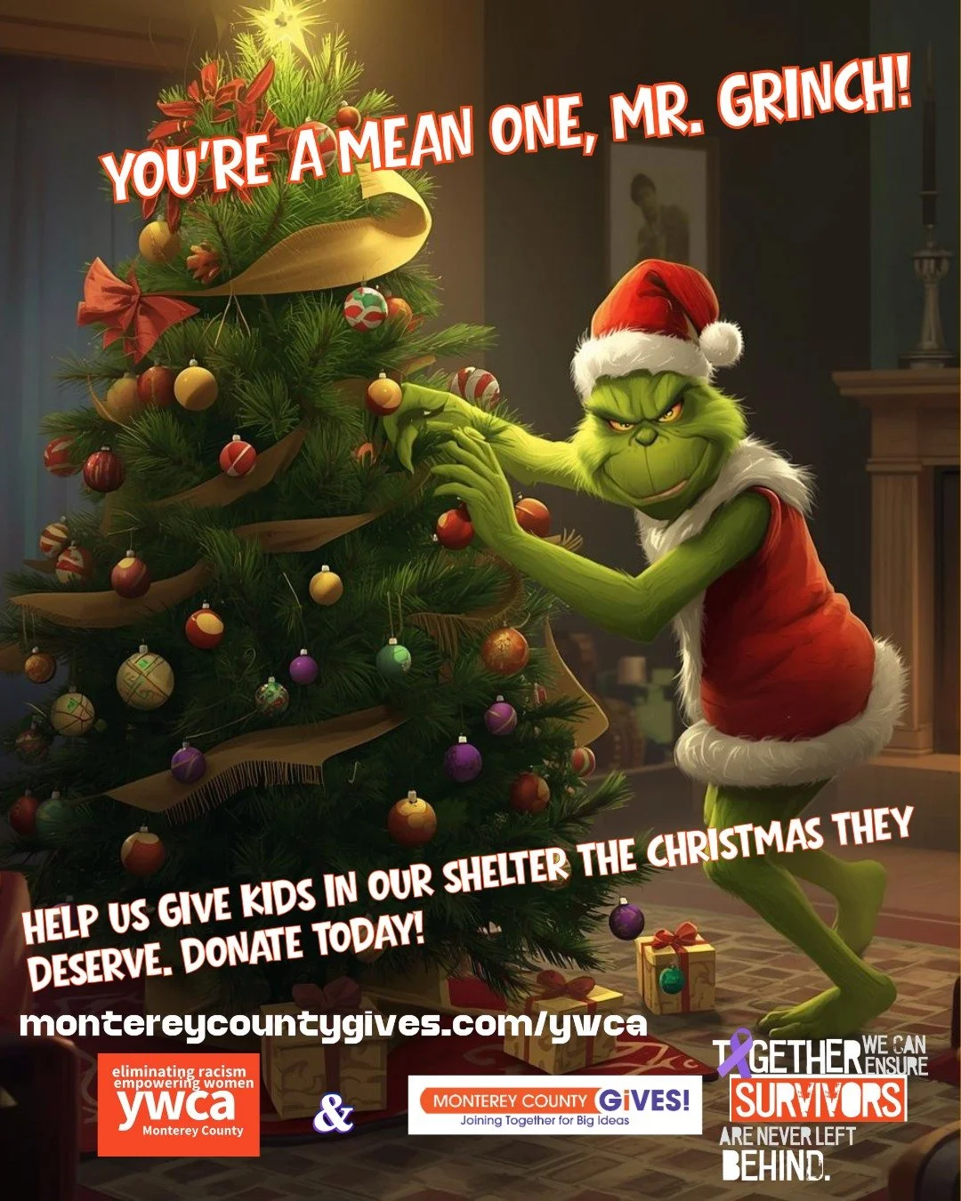 🎄✨ Let&rsquo;s stop the Grinch from stealing Christmas! Together, we can spread joy and support to families in need this holiday season! 💖 Your donations will be matched, doubling the impact of your generosity! 

Join us in creating a warm and fest
