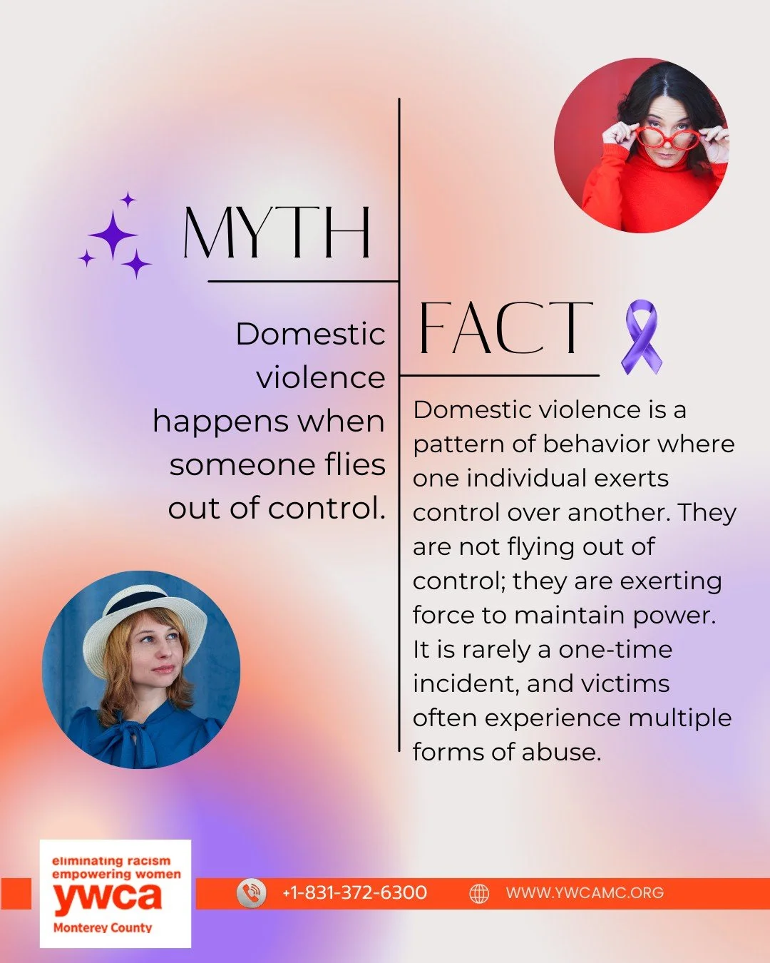 💜 Let&rsquo;s break the silence and educate ourselves! With so many myths, we wanted to share some facts. We'd love to hear your feedback, so leave a comment to start a discussion. 

 If you or someone you know needs help, reach out. You are not alo
