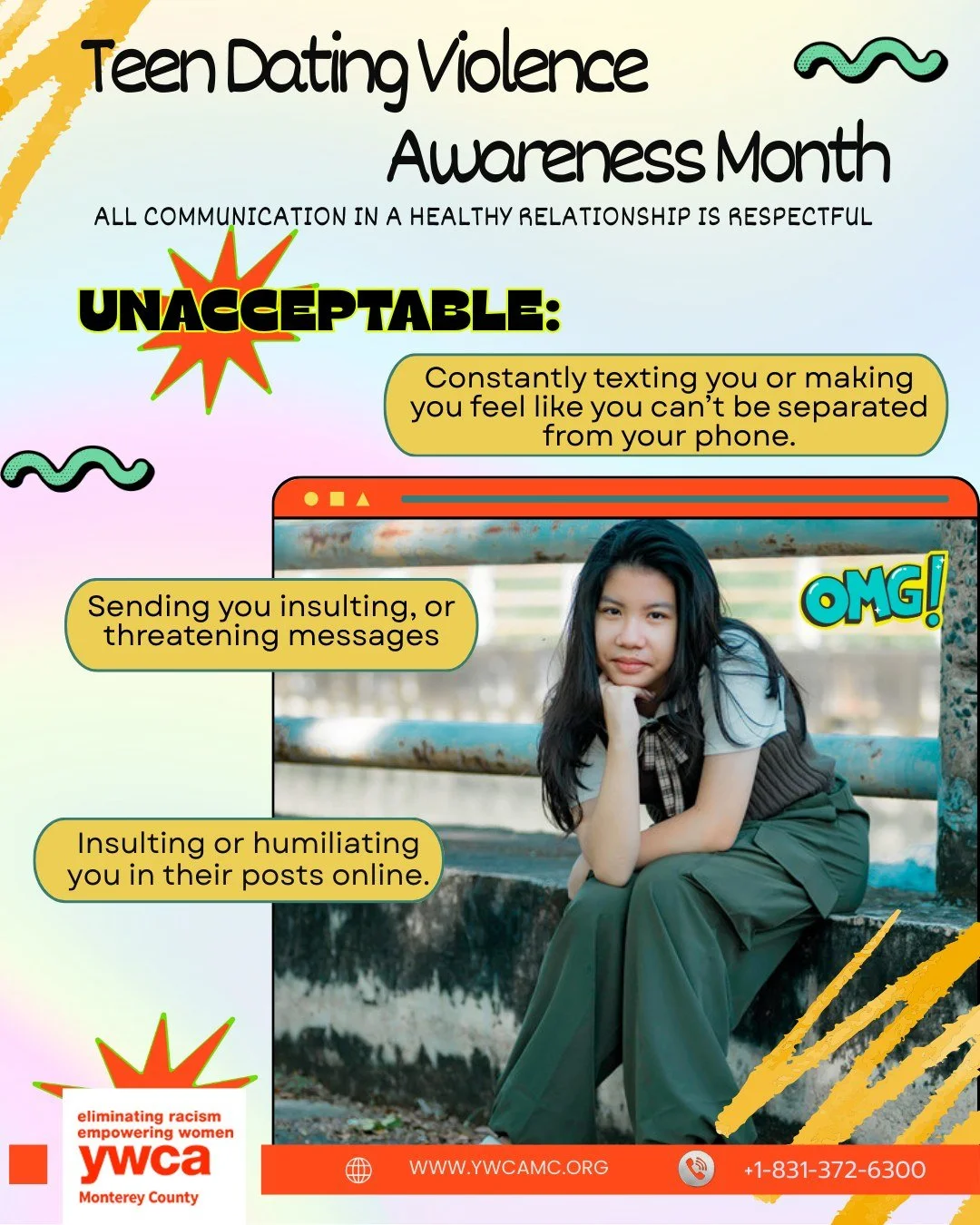 💔 February is Teen Dating Violence Awareness Month, and it's crucial to shed light on unacceptable and controlling behaviors, especially in our tech-driven world. Many teens may not recognize the signs of digital abuse, such as constant monitoring o