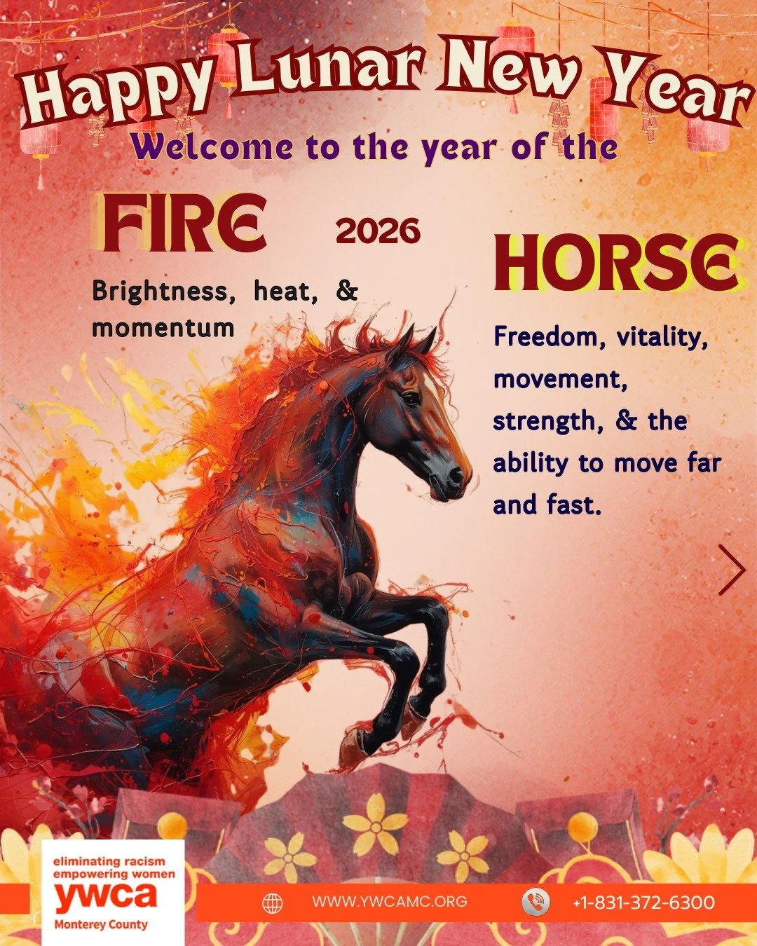 Happy Lunar New Year! 🎉 As we welcome the Year of the Fire Horse, let&rsquo;s ignite our intentions and harness that powerful energy to fuel our journeys! The Fire Horse symbolizes strength, motivation, and the courage to break free from the past. F