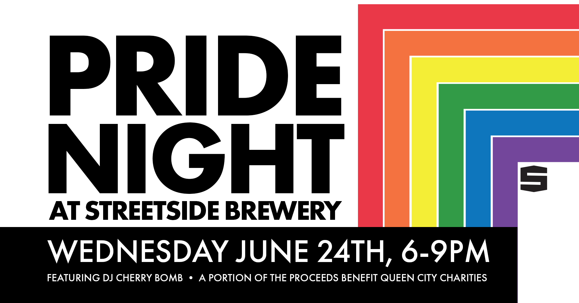 Enjoy a night of dance and revelry with DJ Cherry Bomb, Queen City Charities, and Streetside!