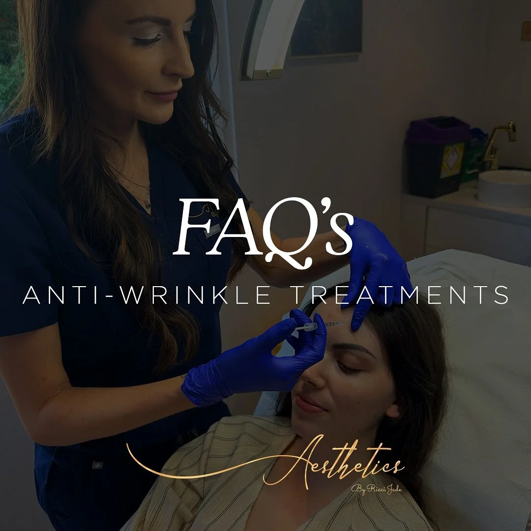 Thinking about smooth, youthful skin?✨ 

Our anti-wrinkle treatments can help reduce fine lines and prevent new ones, giving you a refreshed, natural look. 

Wondering how it works, how long it lasts, or if it&rsquo;s right for you? 
Check out our FA