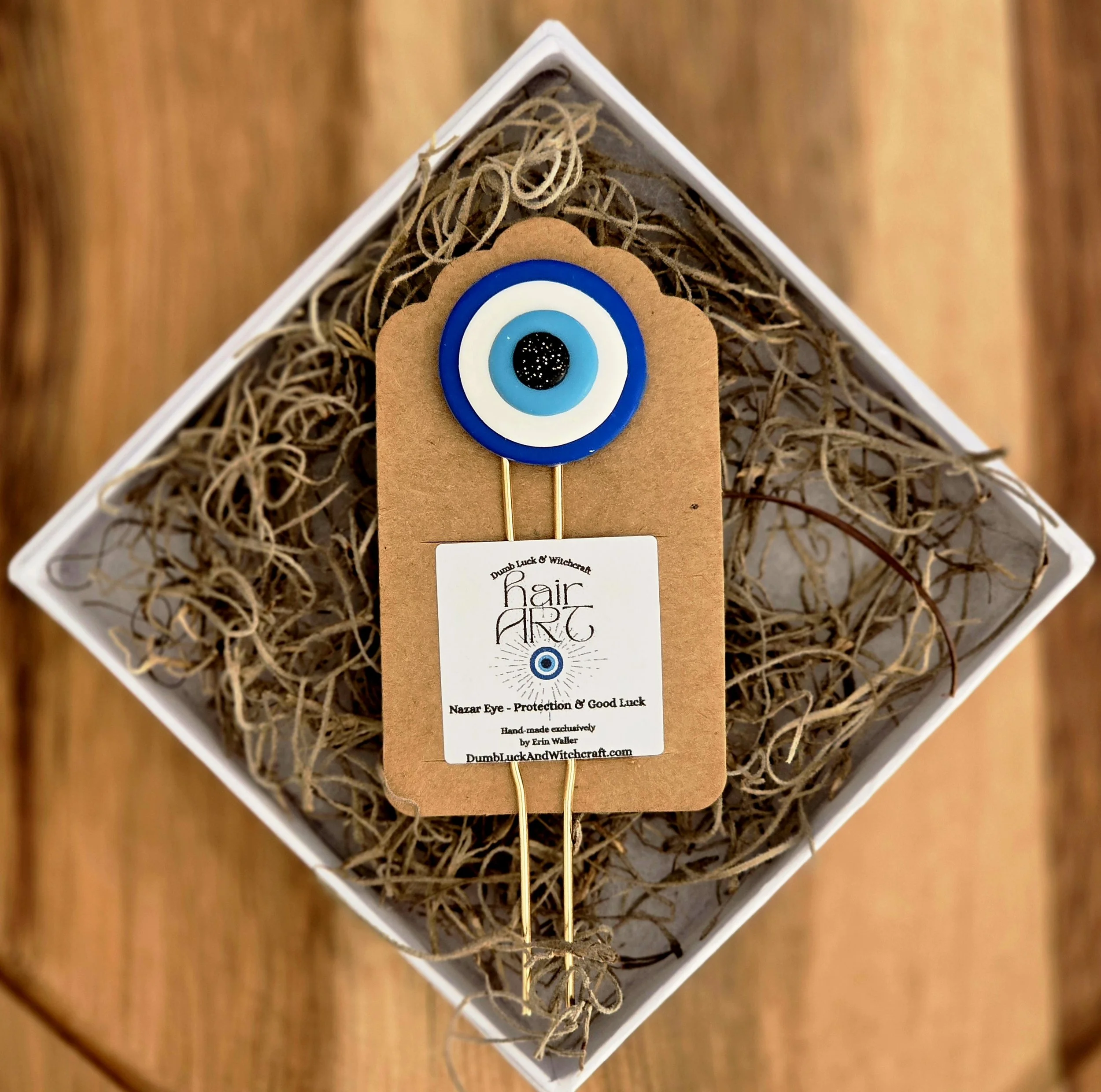 Nazar Eye - Sculpted Decorative Hair Pin