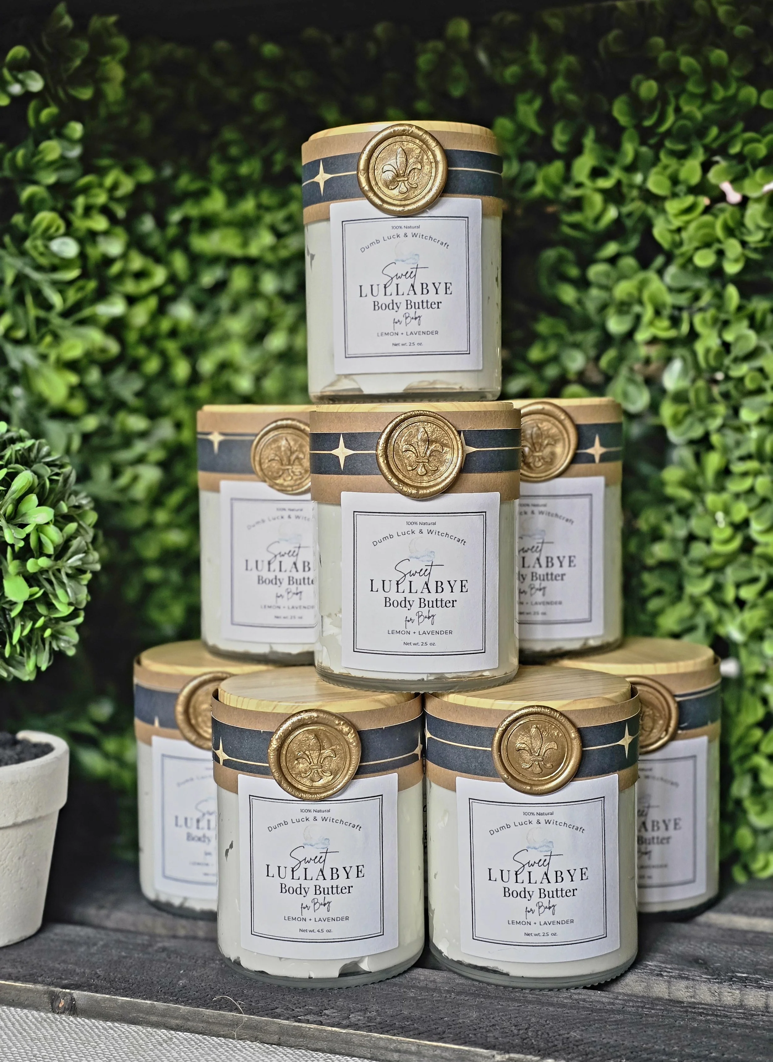 Sweet Lullabye Body Butter - 2.5 oz. Bamboo Jar