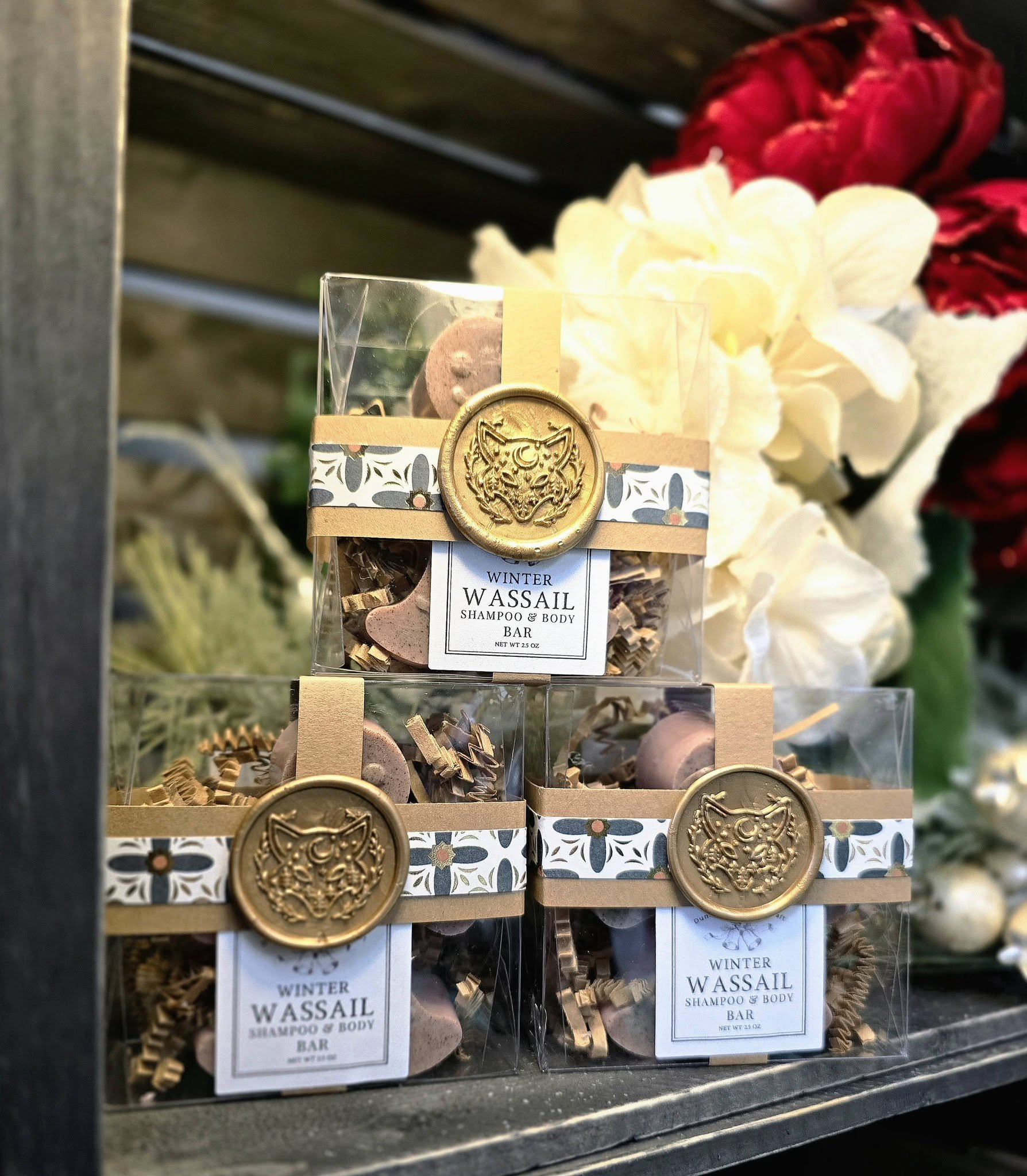 Winter Wassail - Holiday Fragranced Shampoo & Body Bar (2.5 Oz.)
