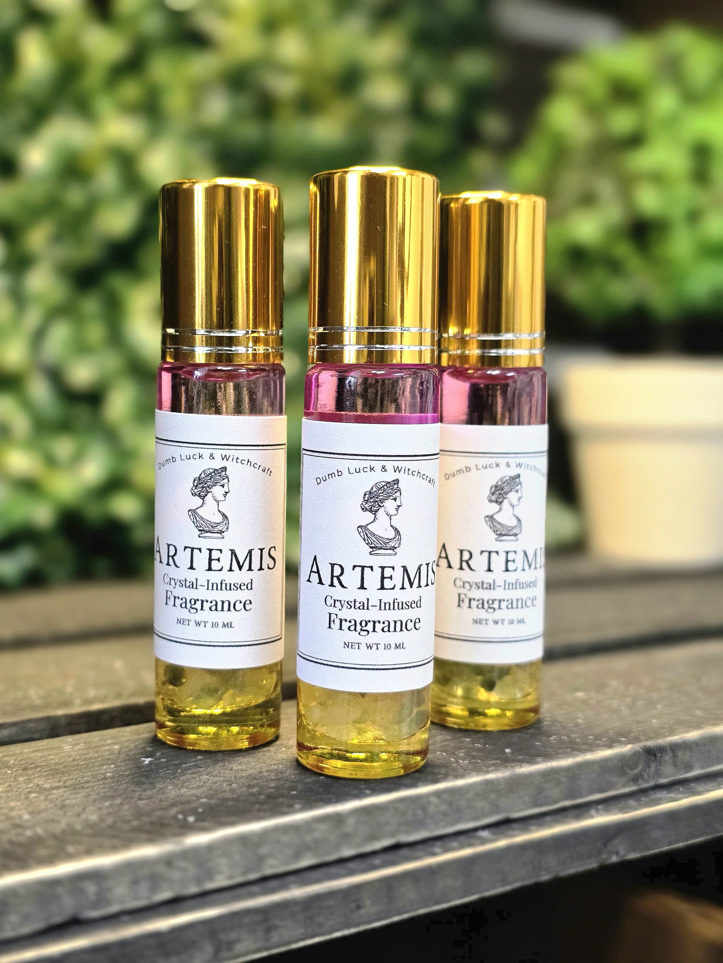 Artemis Quartz-Infused Fragrance Roller (10 ml)