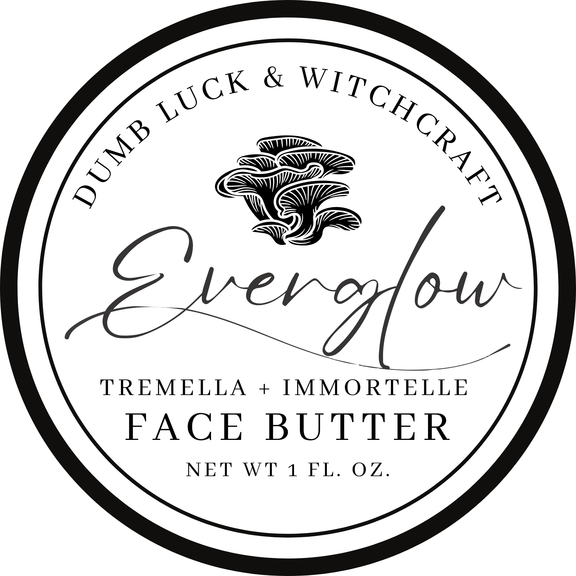 Everglow Face Butter - Mushroom-Infused Facial Cream - 1 oz. Tin