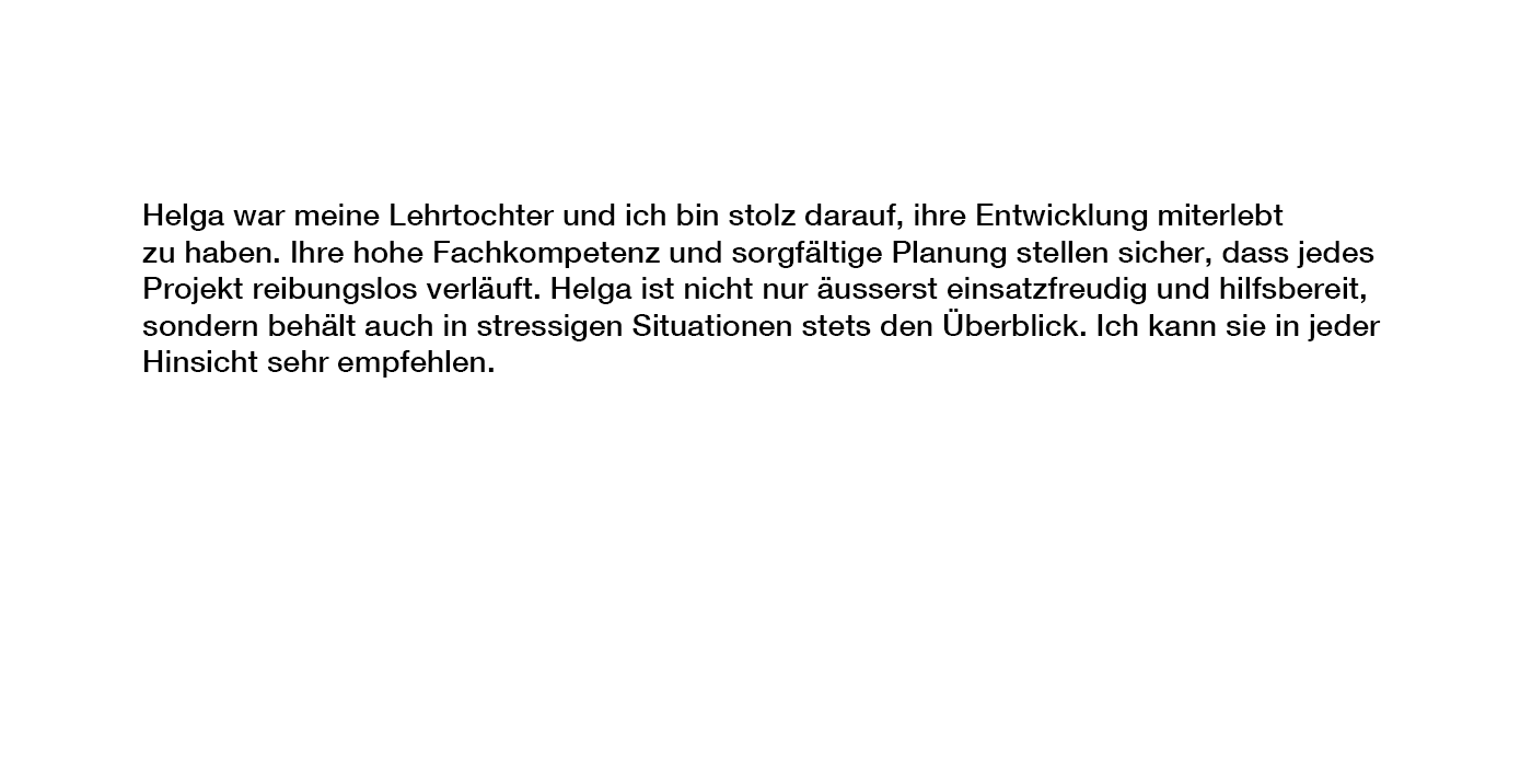 Lehrmeisterin Gruber Immobilientreuhand AG, Dietlikon