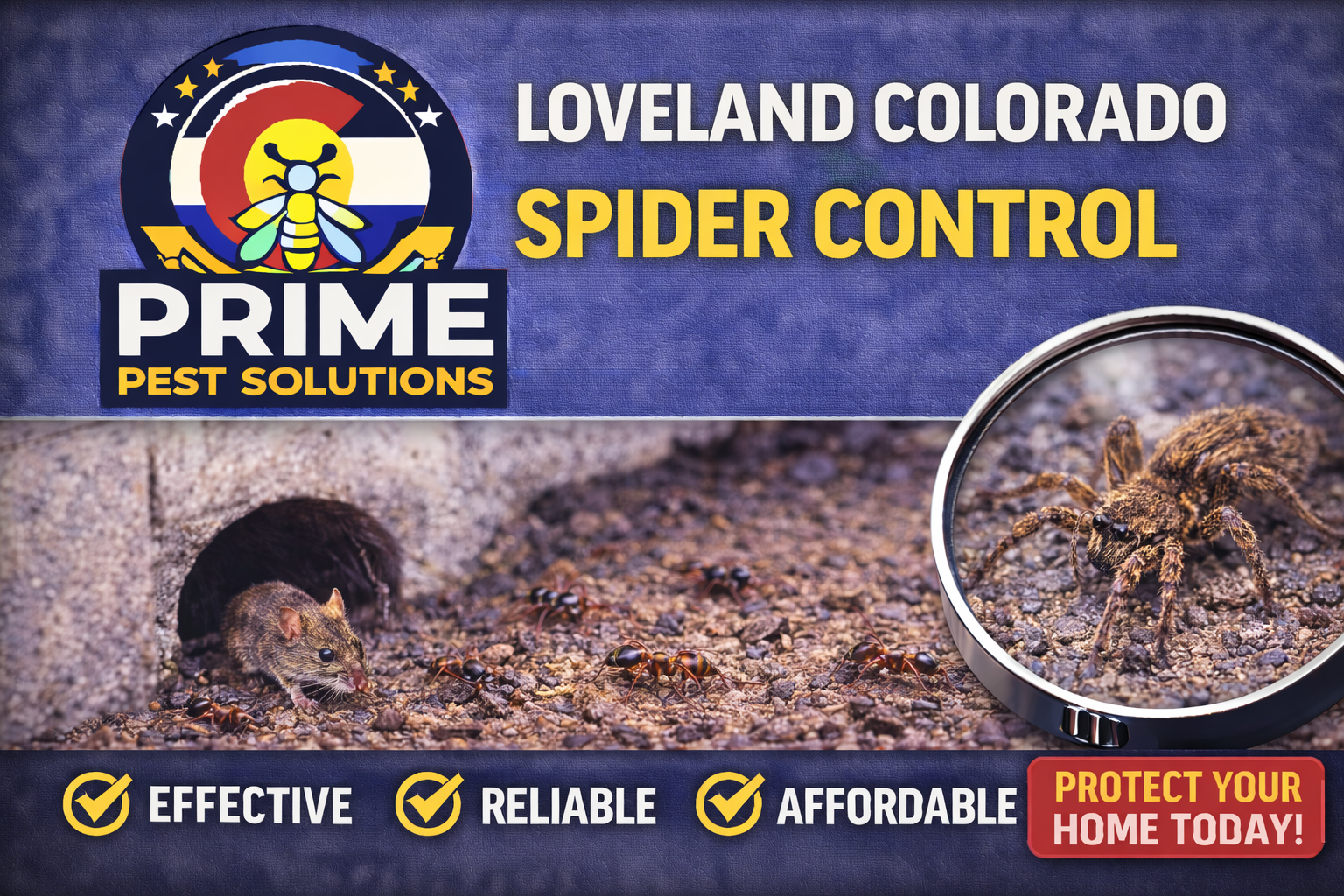Spider Exterminator Loveland CO