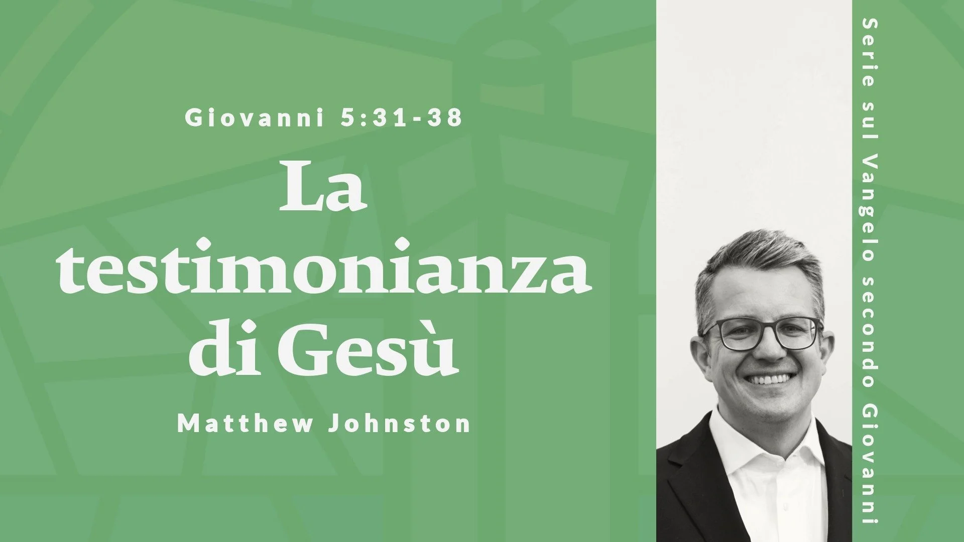 La testimonianza di Gesù | Giovanni 5:31-38 | 30 Novembre 2025