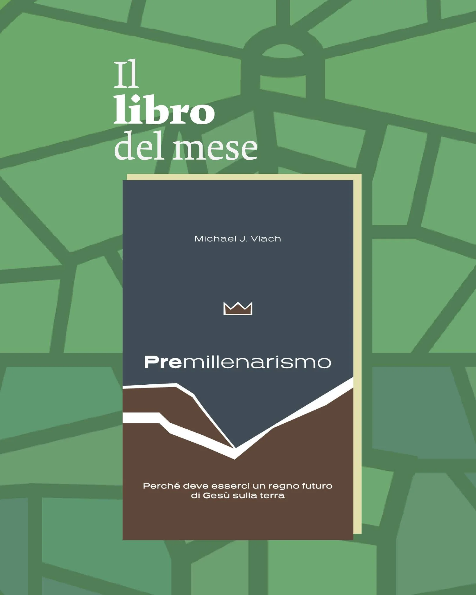 Il libro del mese di Febbraio

Premillenarismo
Perch&eacute; deve esserci un regno futuro di Ges&ugrave; sulla terra
(Michael Vlach)

Come credenti viviamo spesso la nostra vita qui in terra come se fosse qualcosa di temporaneo e completamente distac