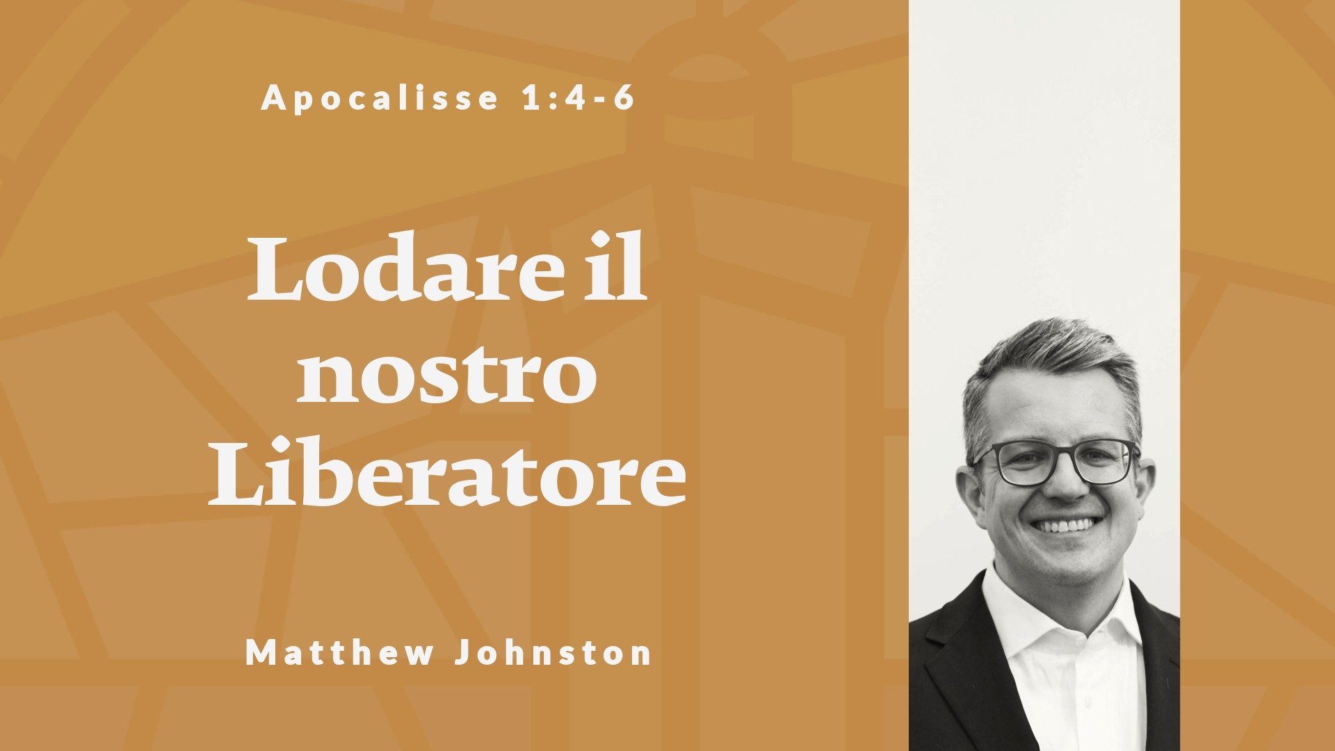 Lodare il nostro Liberatore | Apocalisse 1:4-6| Venerdì Santo 3 aprile 2026