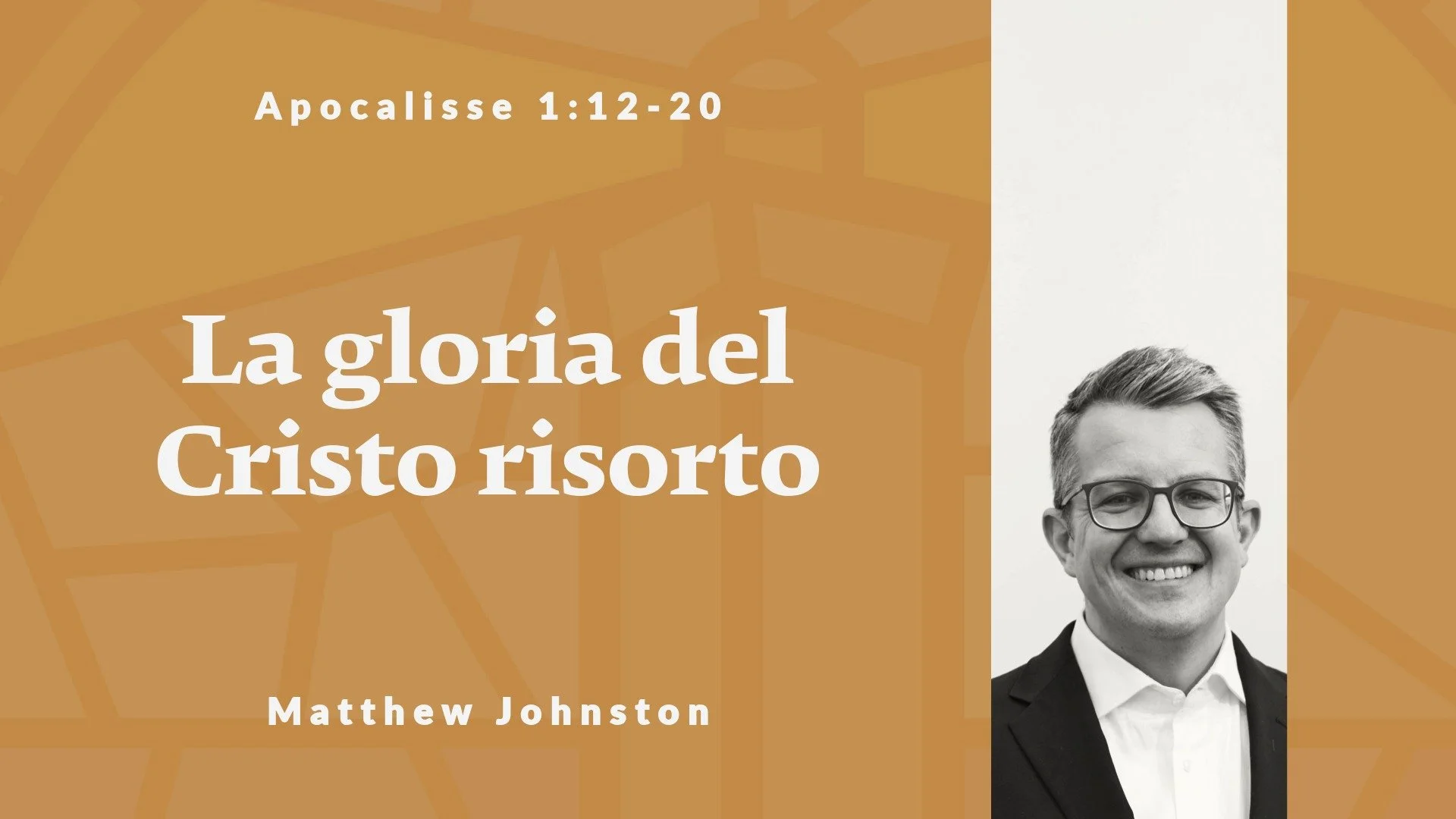 La gloria del Cristo risorto | Apocalisse 1:12-20| Pasqua 5 aprile 2026