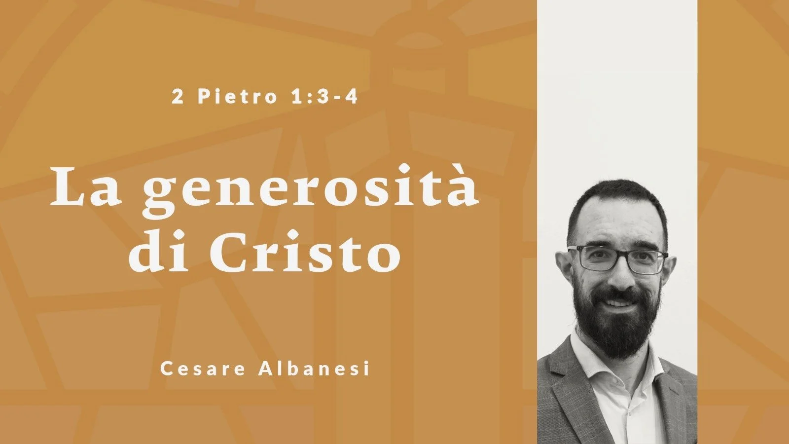La generosità di Cristo | 2 Pietro 1:3-4| 12 aprile 2026