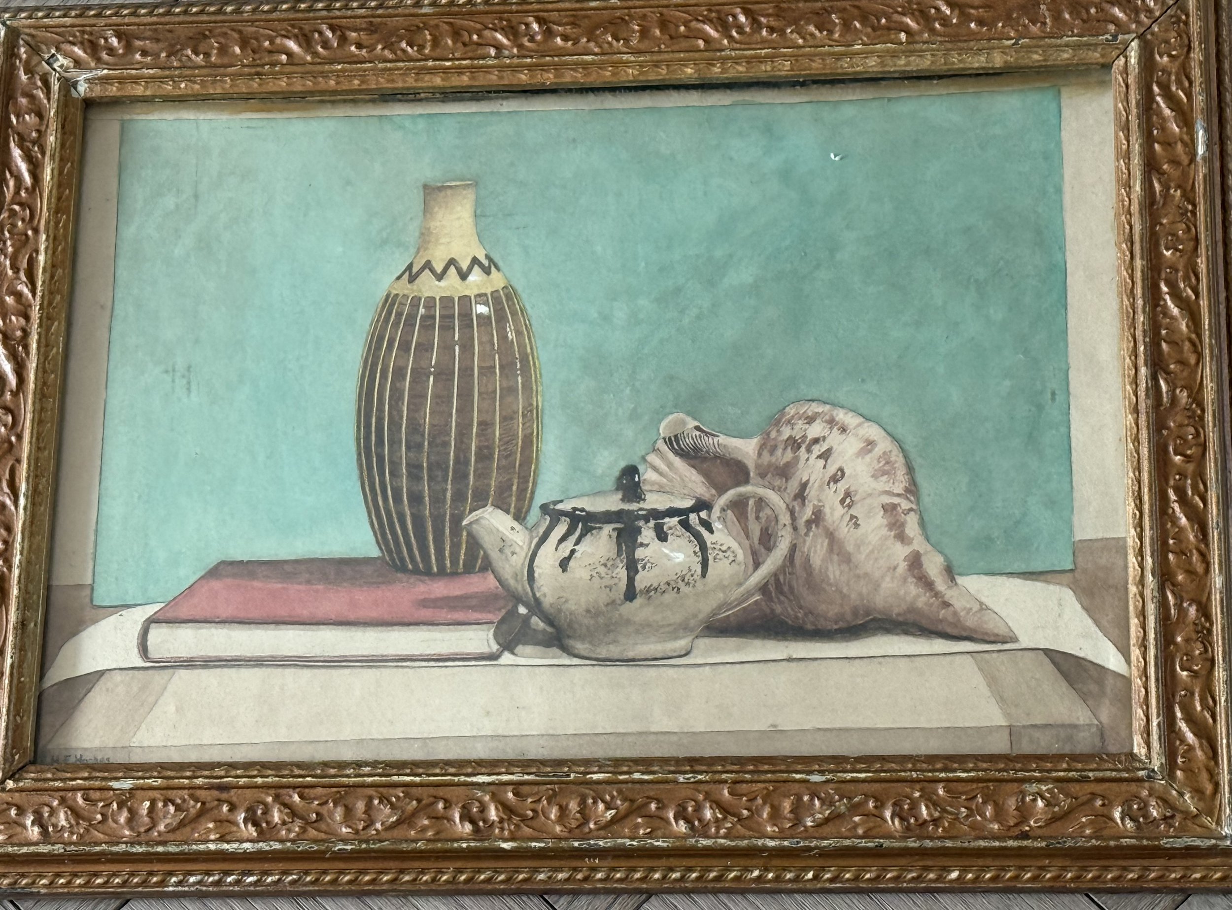 A mixed collection with shell