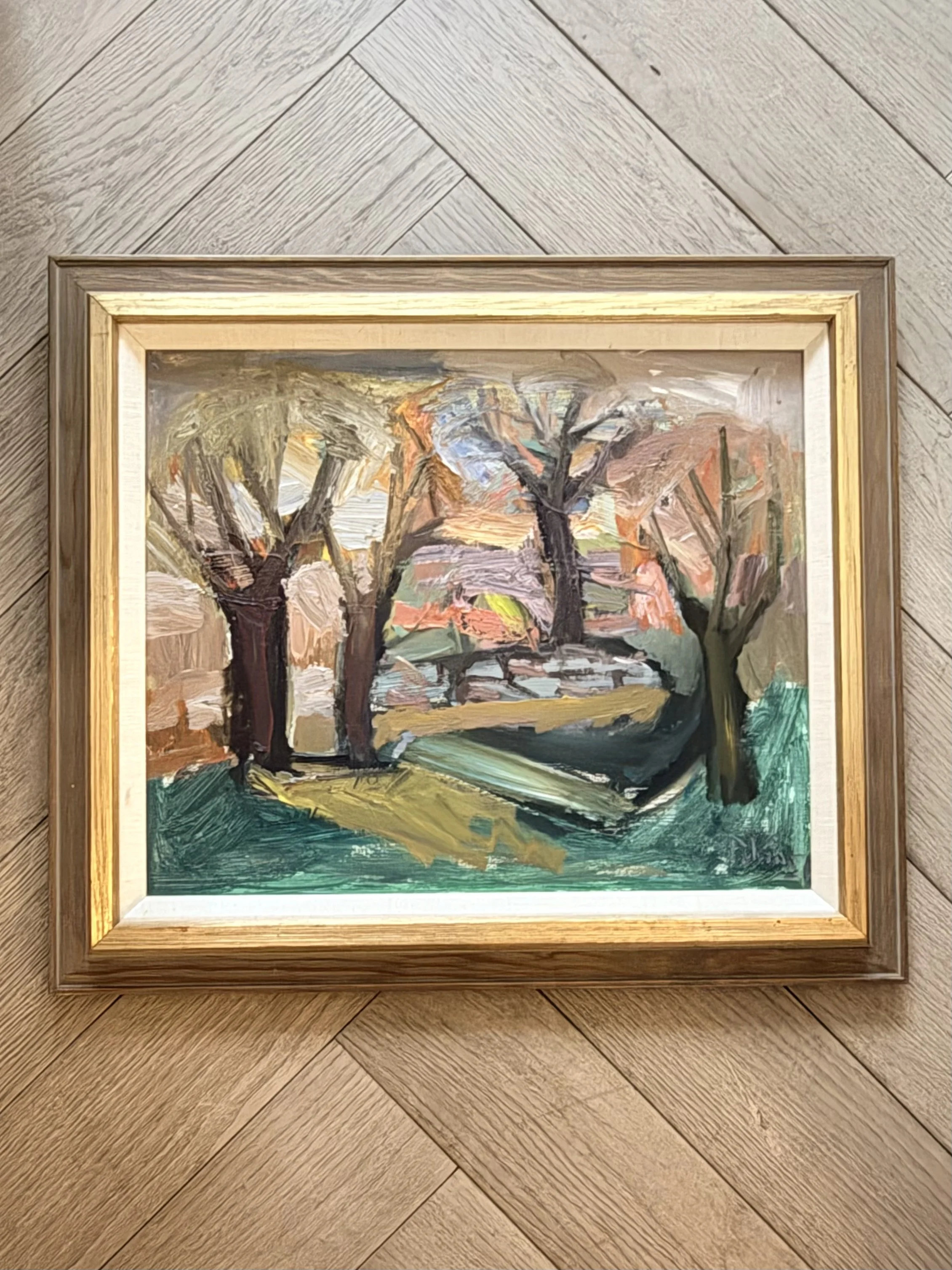 Swedish Impasto Landscape
