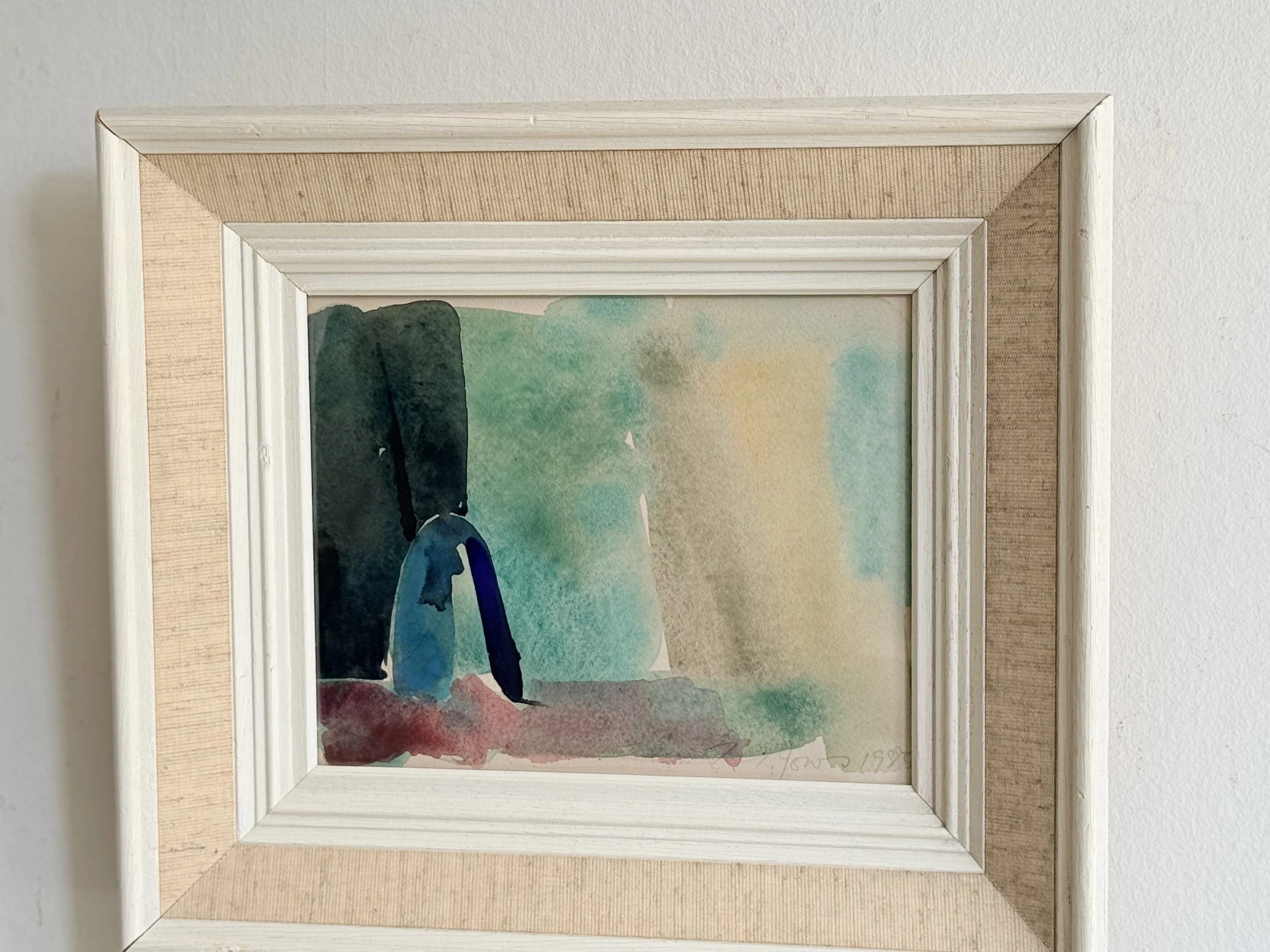 Trevor Jones - Watercolour Abstract 1985