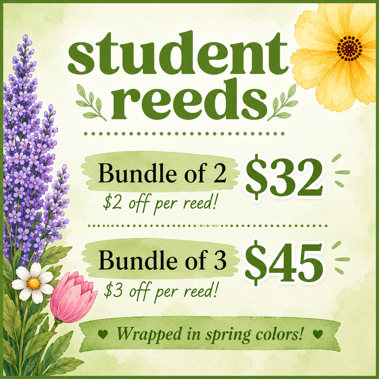 Student Spring Bundle
