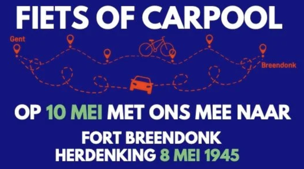 Fiets of carpool naar FORT BREENDONK 