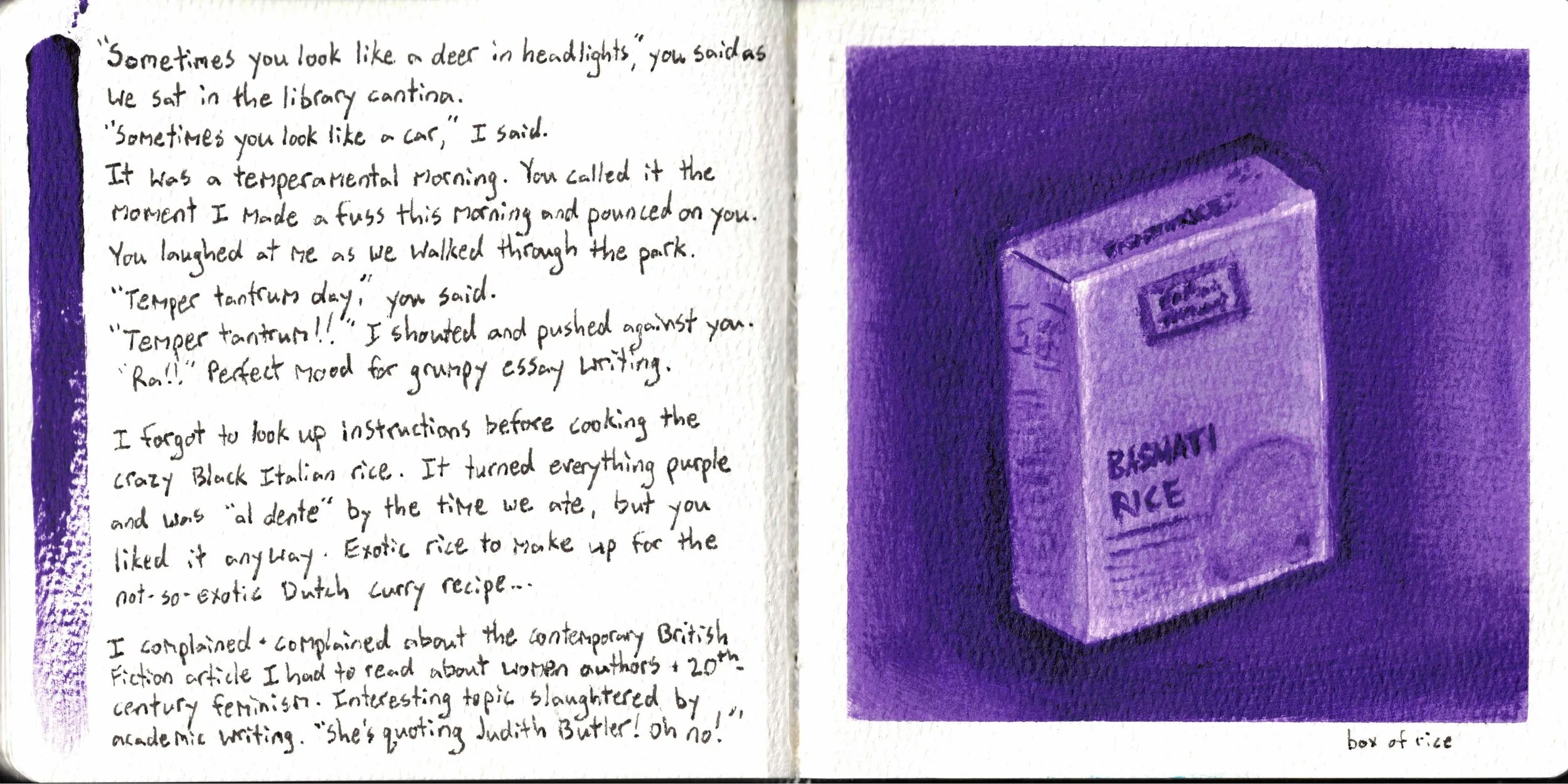 purple rice box