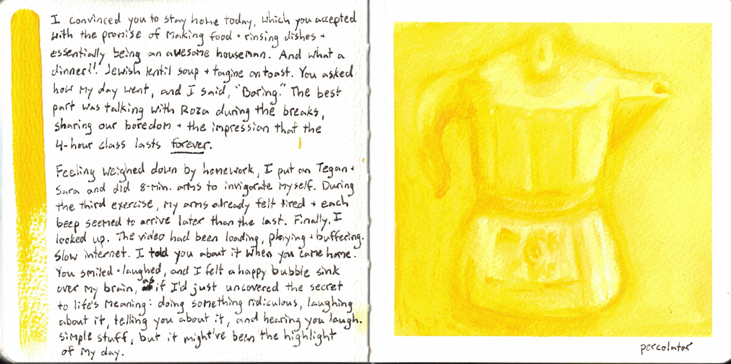 yellow percolator