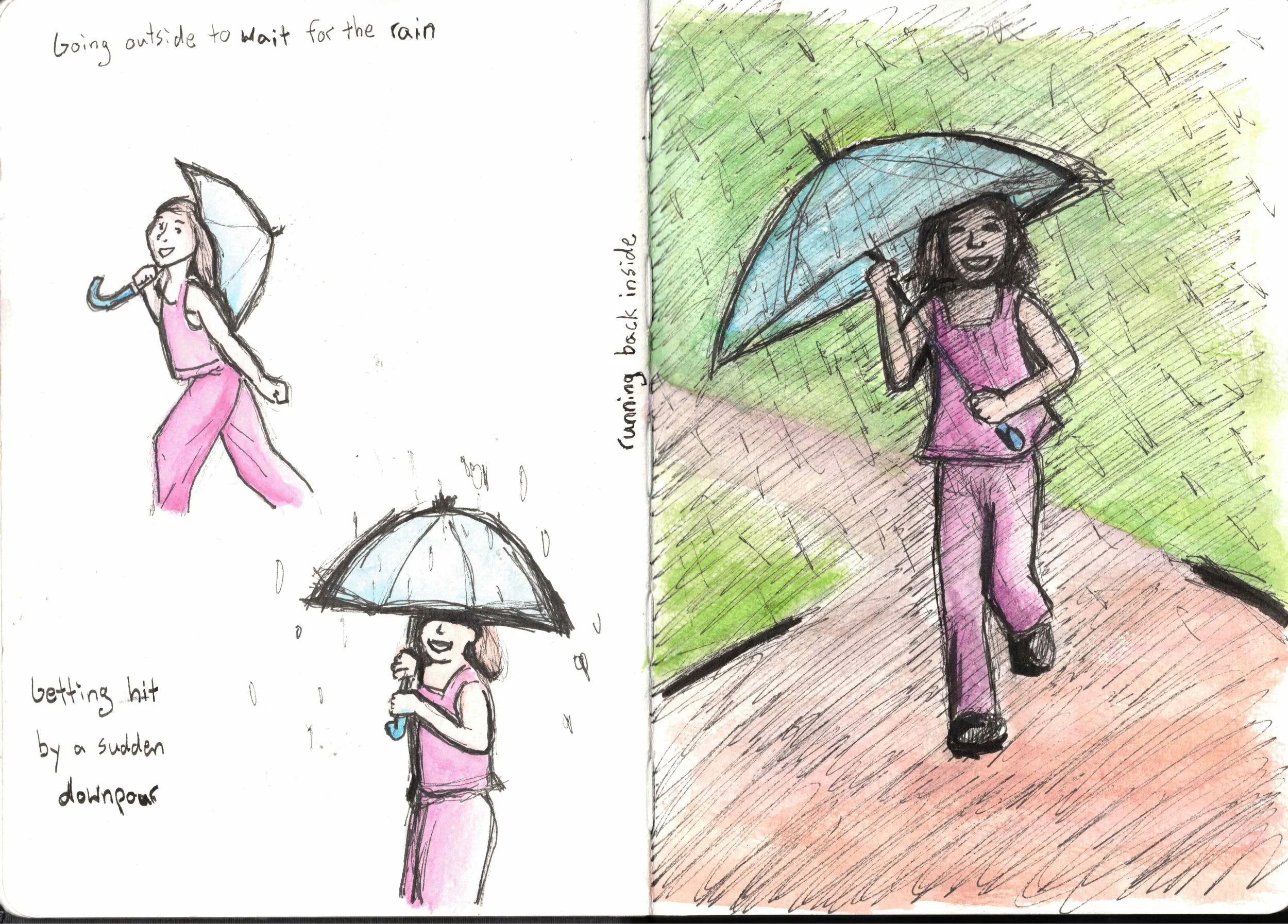 umbrella sketch