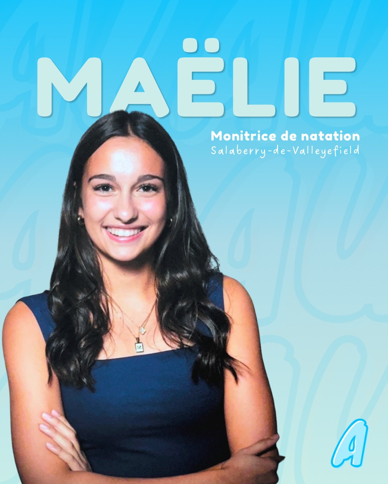 Pr&eacute;sentation de notre &eacute;quipe estivale 2026😍 : Monitrice - Ma&euml;lie🩵

&laquo;&nbsp;Salut, moi c&rsquo;est Ma&euml;lie! 🐳
&Ccedil;a fait maintenant plus de 3 ans que je suis monitrice de natation et j&rsquo;adore ce que je fais! 🏊?