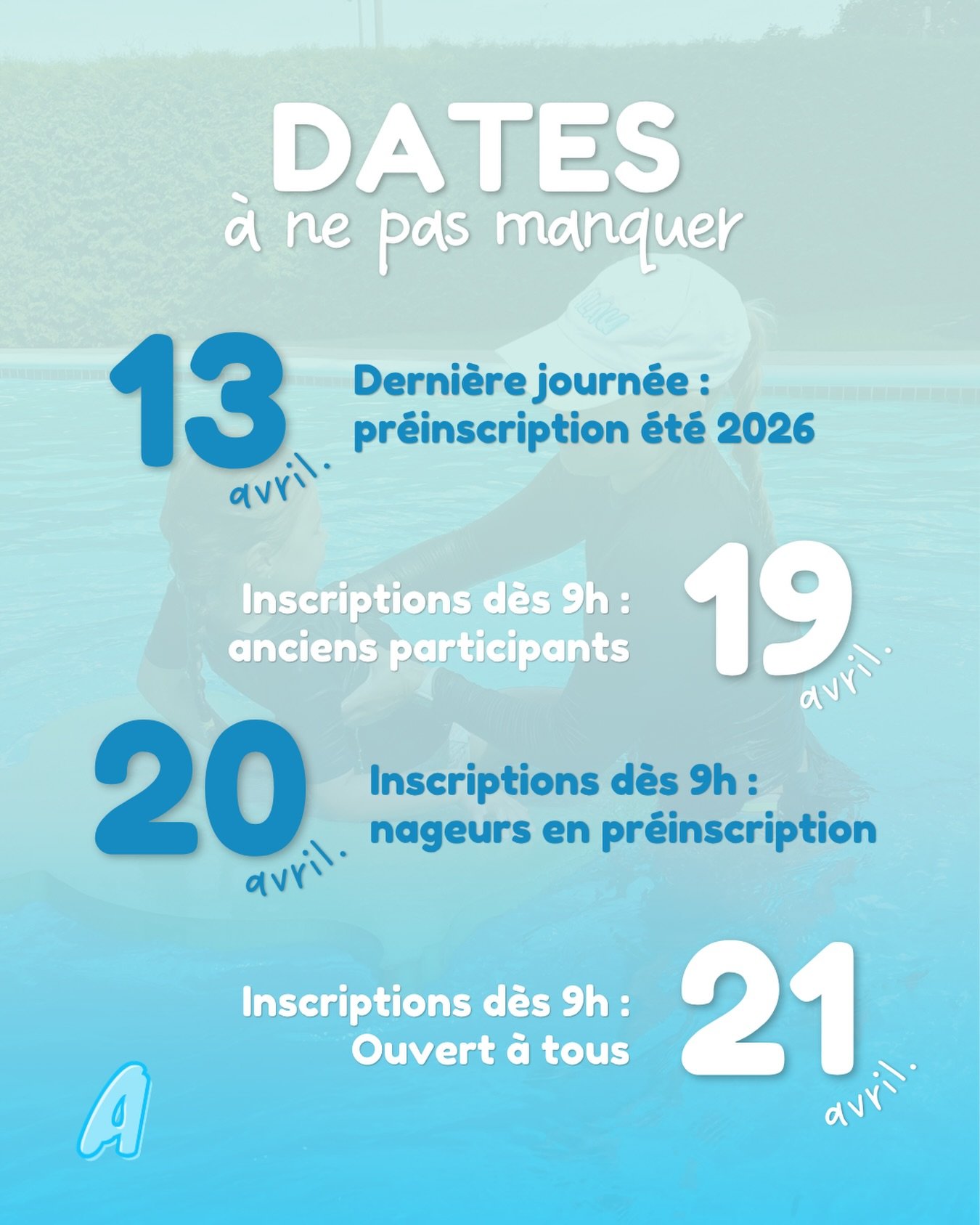 Petit rappel de nos prochaines dates importantes ! 🚨

Aujourd&rsquo;hui, 13 avril : derni&egrave;re journ&eacute;e pour s&rsquo;inscrire au formulaire de pr&eacute;inscription disponible sur le site web !

19 avril : inscriptions pour les participan