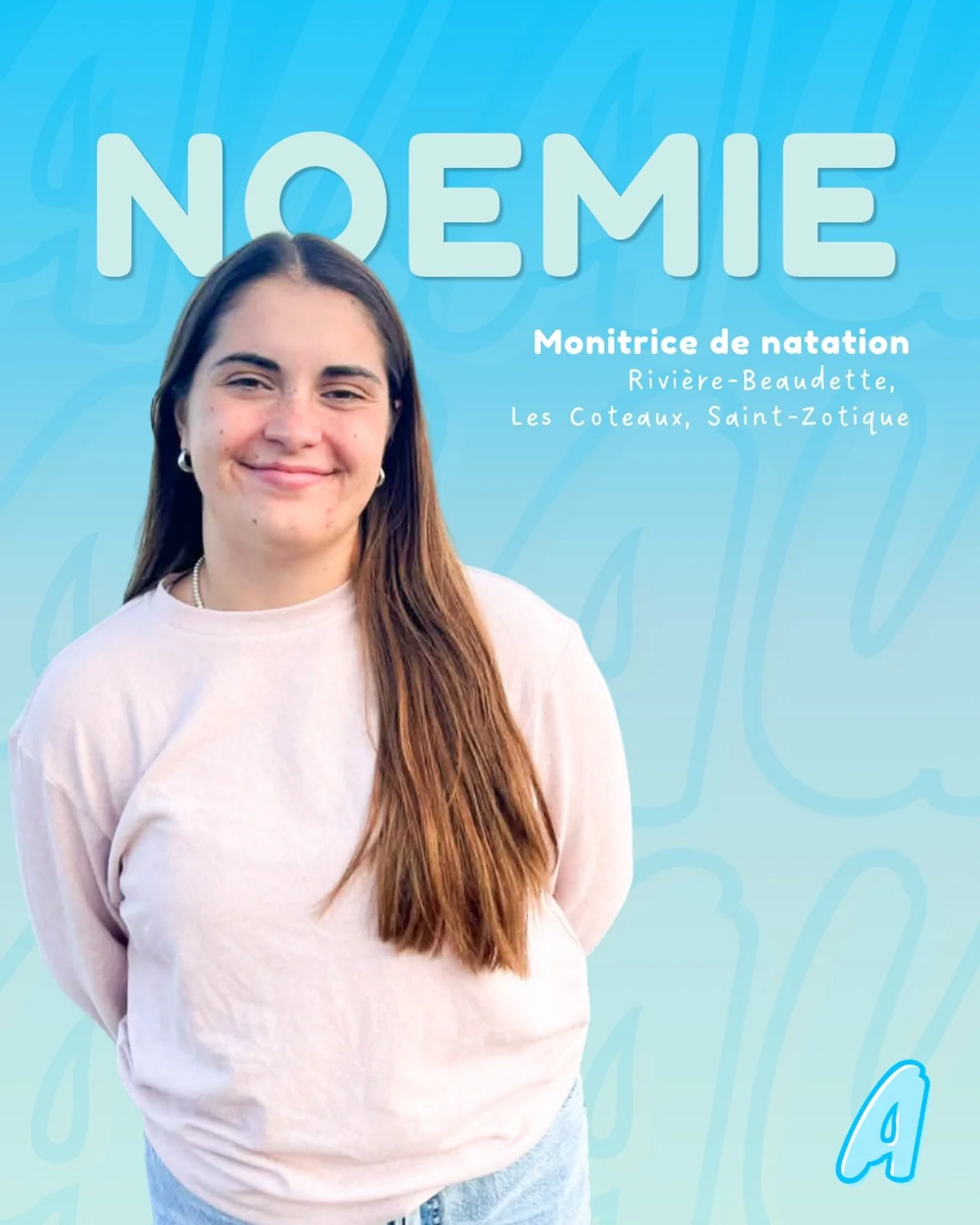 Pr&eacute;sentation de notre &eacute;quipe estivale 2026😍 : Monitrice - No&eacute;mie 🛟

&laquo;&nbsp;Coucou! Moi, c&rsquo;est No&eacute;mie 👋
Je baigne dans le domaine du sauvetage depuis 2018. Apr&egrave;s plus de 9 ans en sauvetage sportif et e