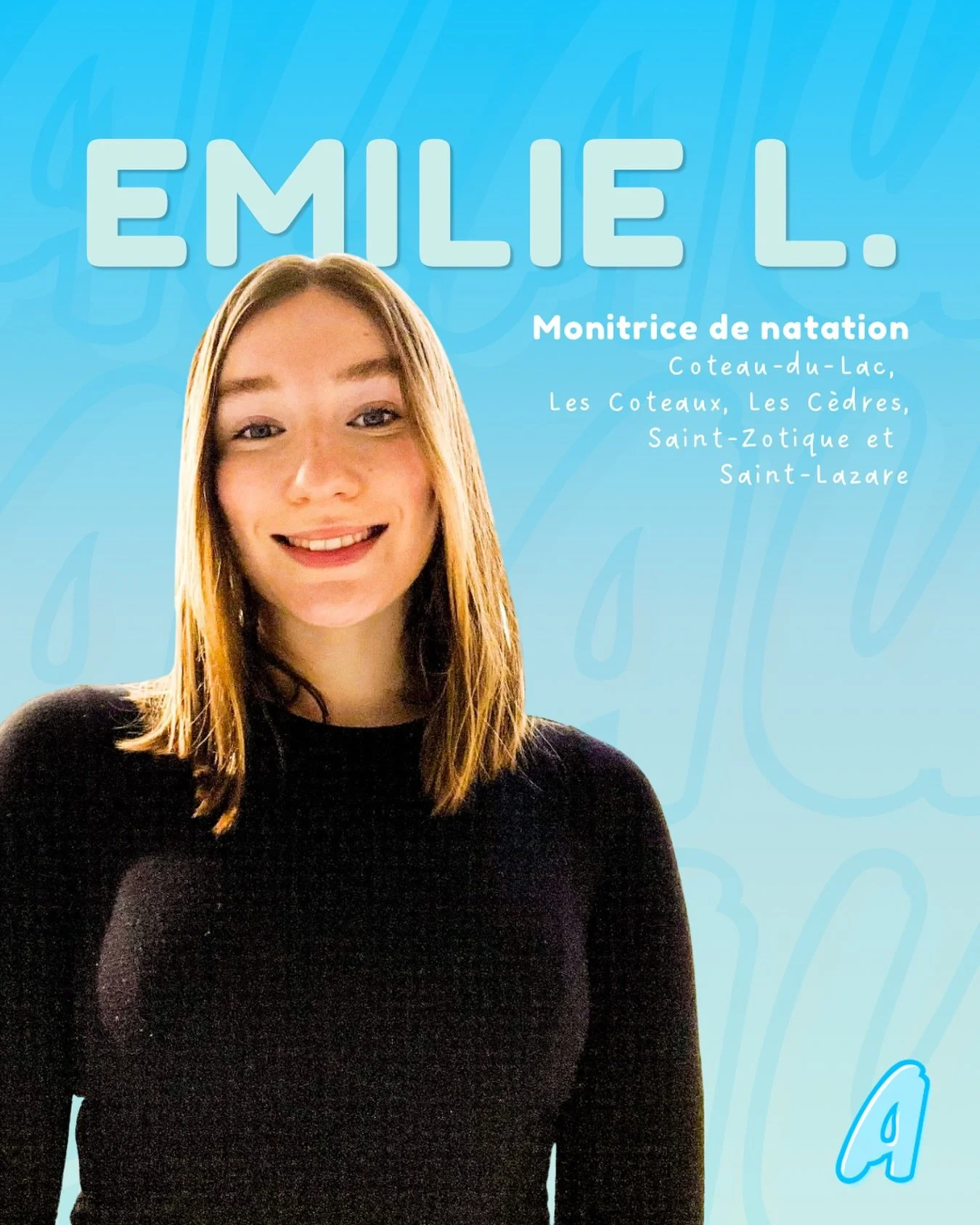 Pr&eacute;sentation de notre &eacute;quipe estivale 2026😍 : Monitrice - Emilie 🏊🏼&zwj;♀️

&laquo;&nbsp;Rebonjour! Me revoil&agrave; pour un deuxi&egrave;me &eacute;t&eacute; avec Alau 🥳

En trois ans, j&rsquo;ai acquis de nombreuses comp&eacute;t