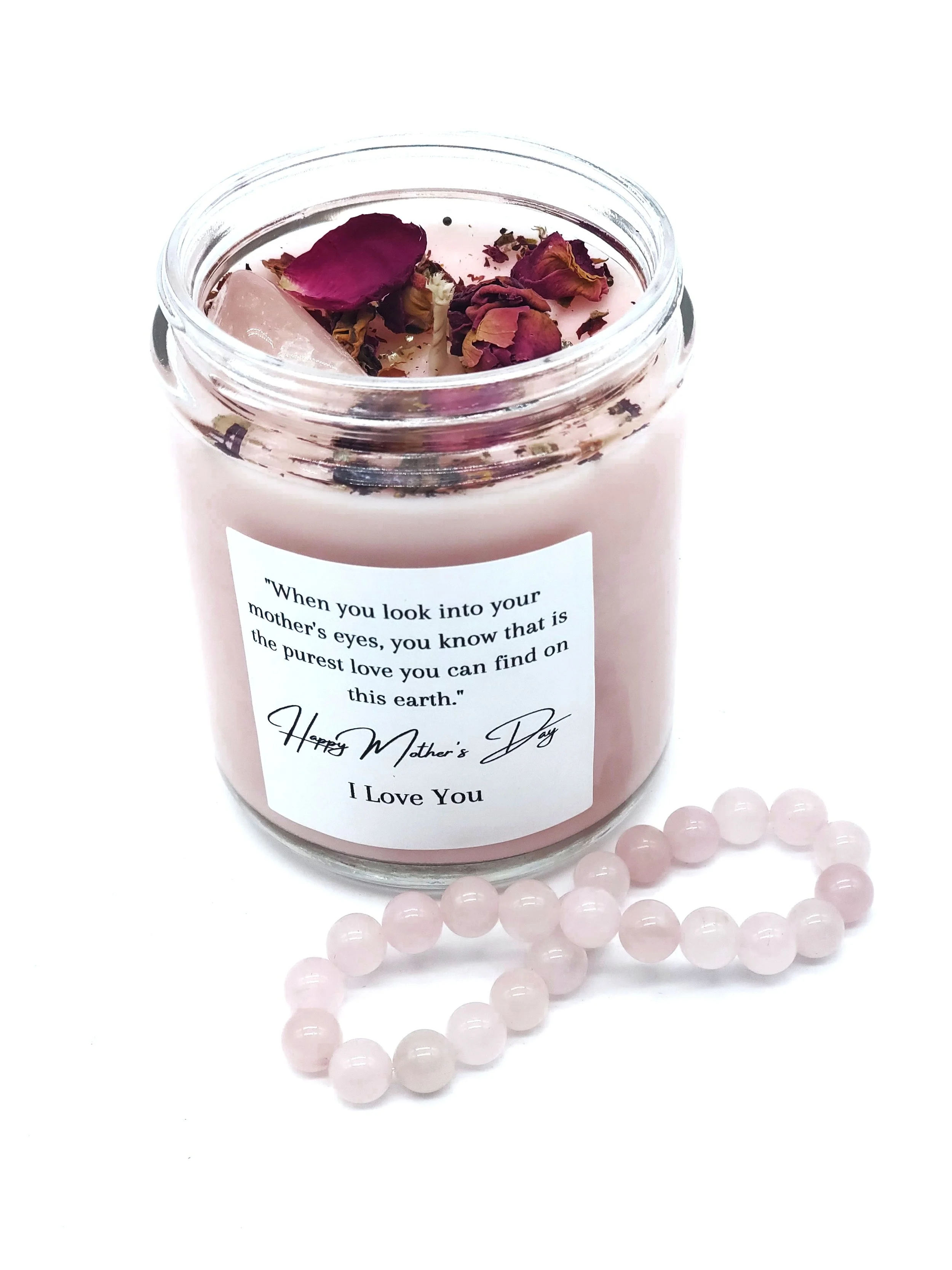 Bougie PERSONNALISÉE & bracelet