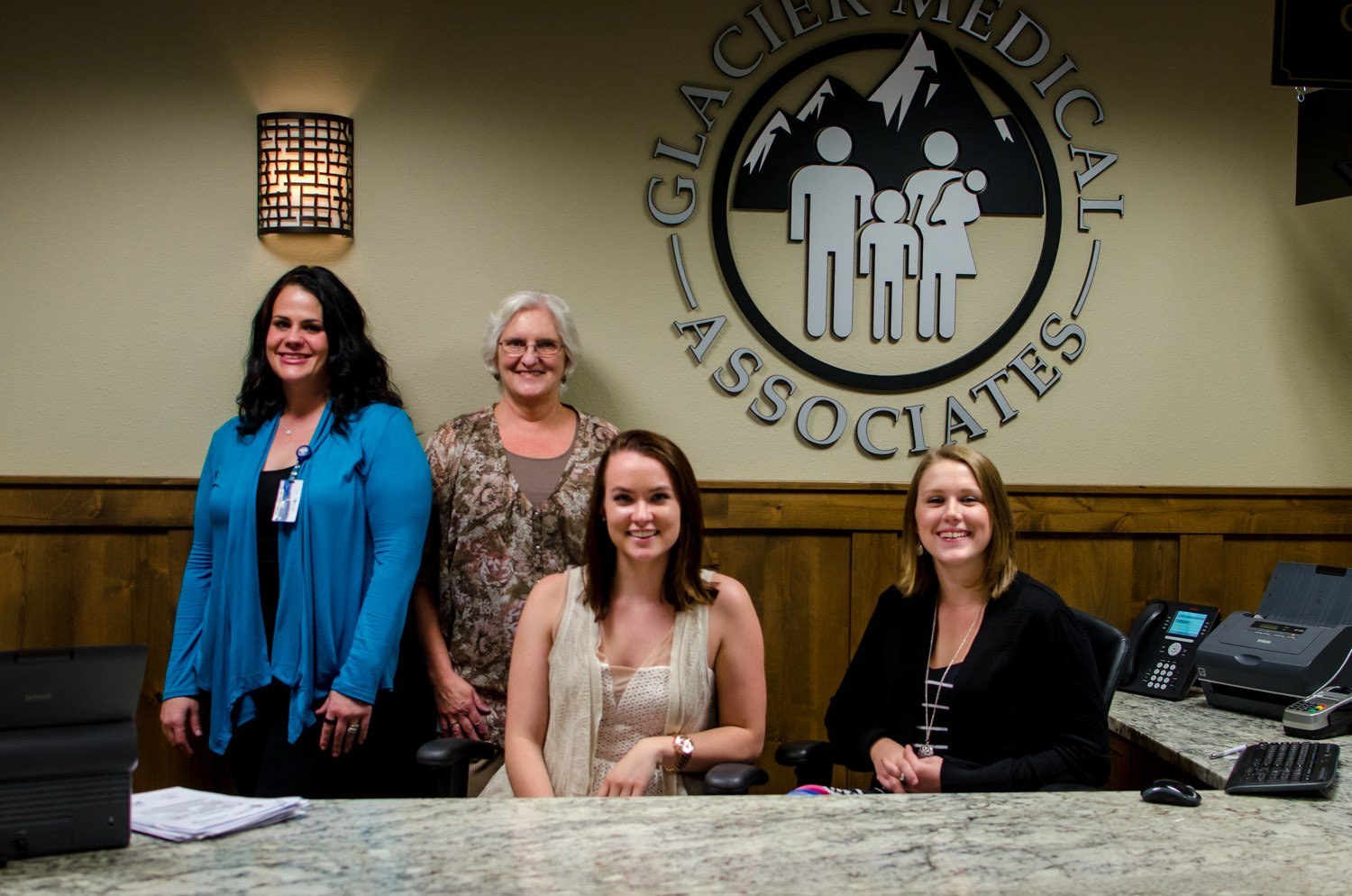 Glacier Medical Reception Staff