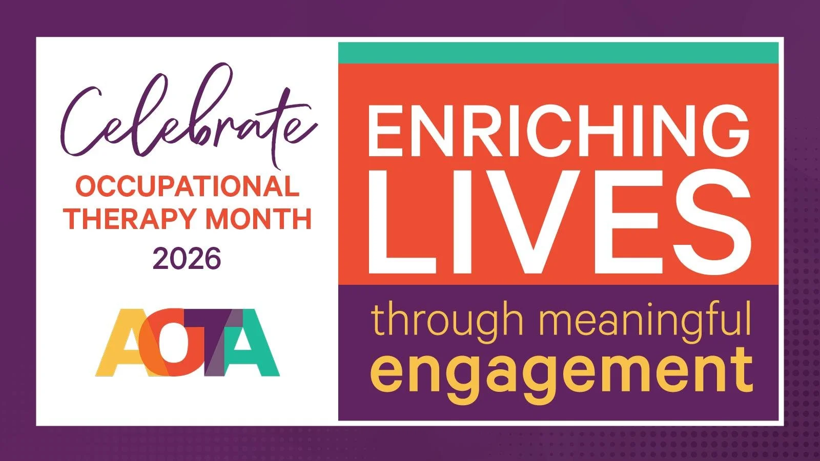 Happy #OTMonth! Occupational therapy empowers people to participate in the everyday activities that bring meaning, purpose, and independence to their lives. 

Join us in celebrating the impact of #occupationaltherapy and the professionals who help in
