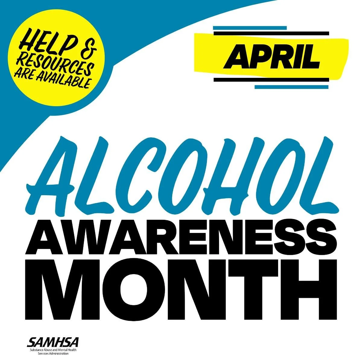 April is #AlcoholAwarenessMonth&mdash;a time to raise awareness of alcohol misuse. Find helpful resources on prevention, treatment &amp; recovery support that you &amp; your community can: samhsa.gov/alcohol