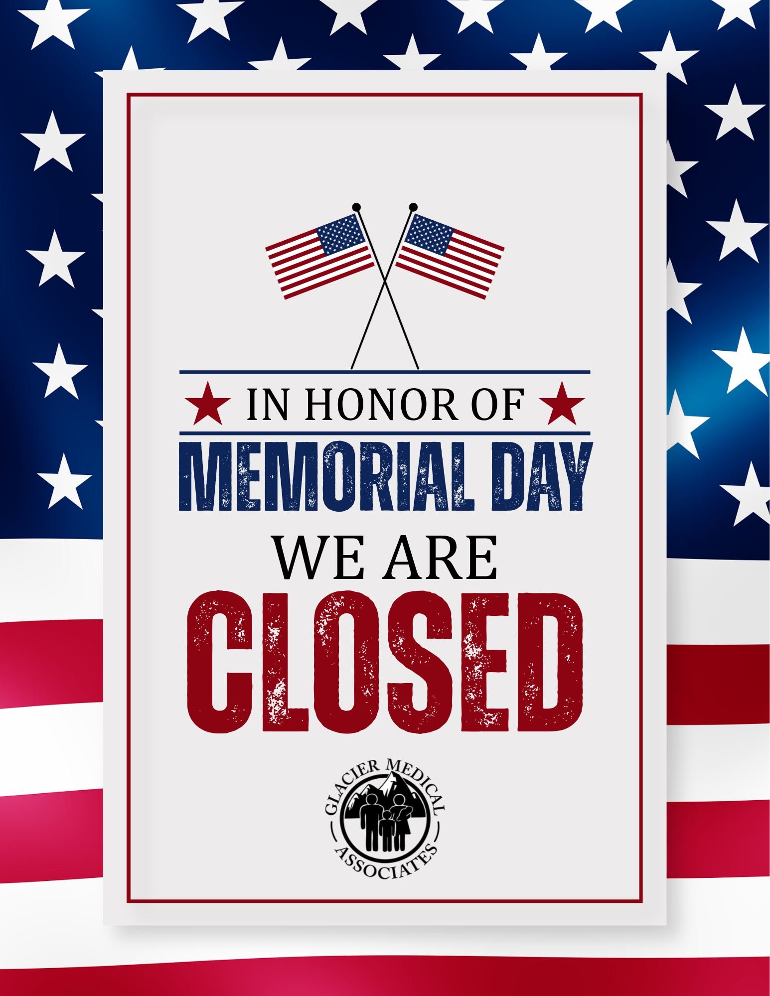 This #MemorialDay we honor those who made the ultimate sacrifice in service to our country and to their families. #WeRemember 

We are closed today to honor those who gave their lives for our freedom.