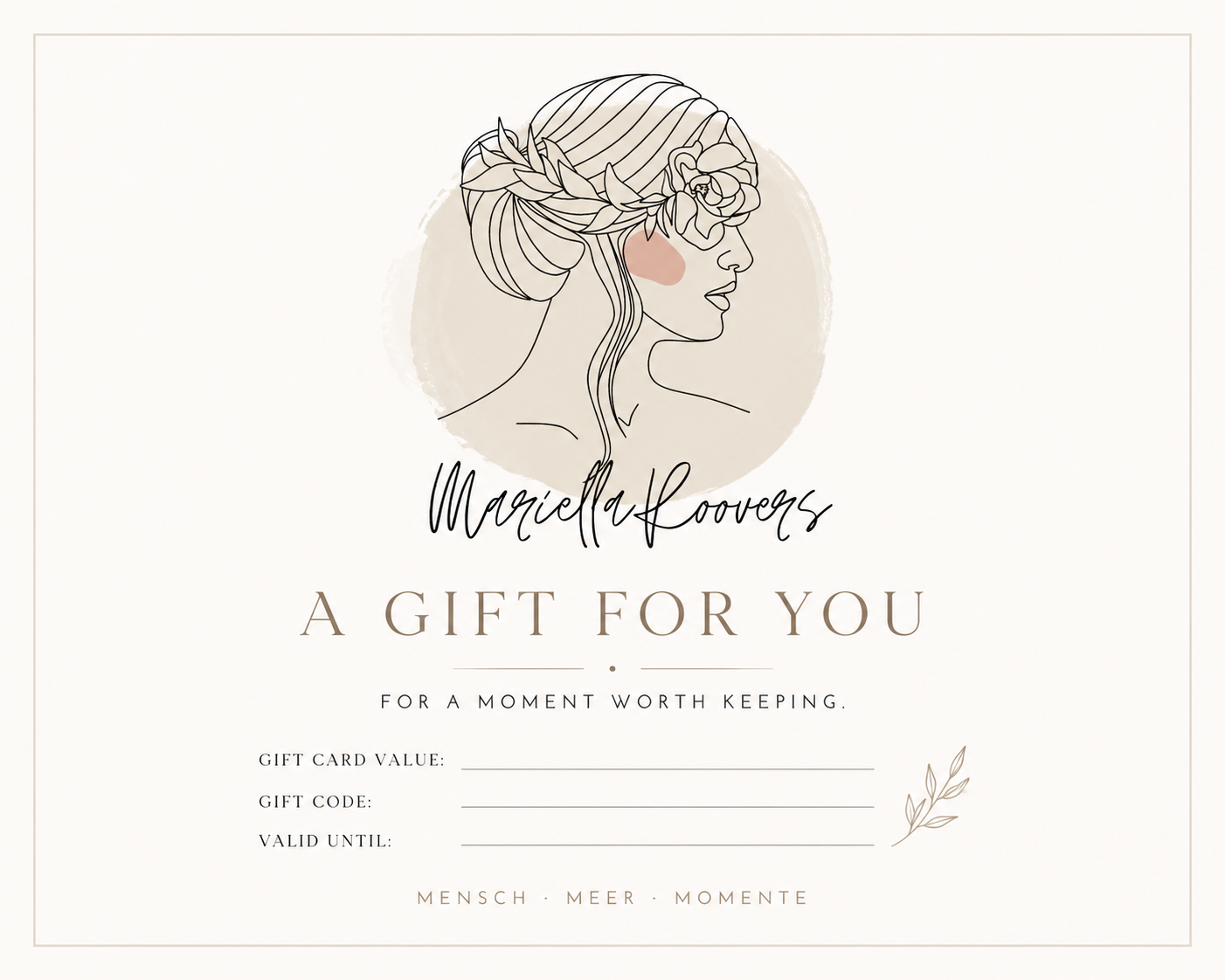 Gift voucher as an investment in art