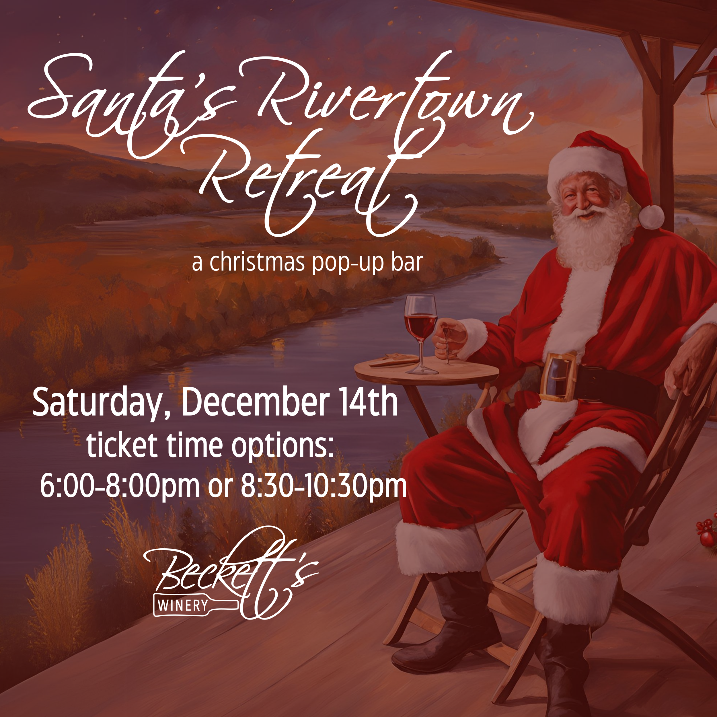 Santa's Rivertown Retreat Ticket