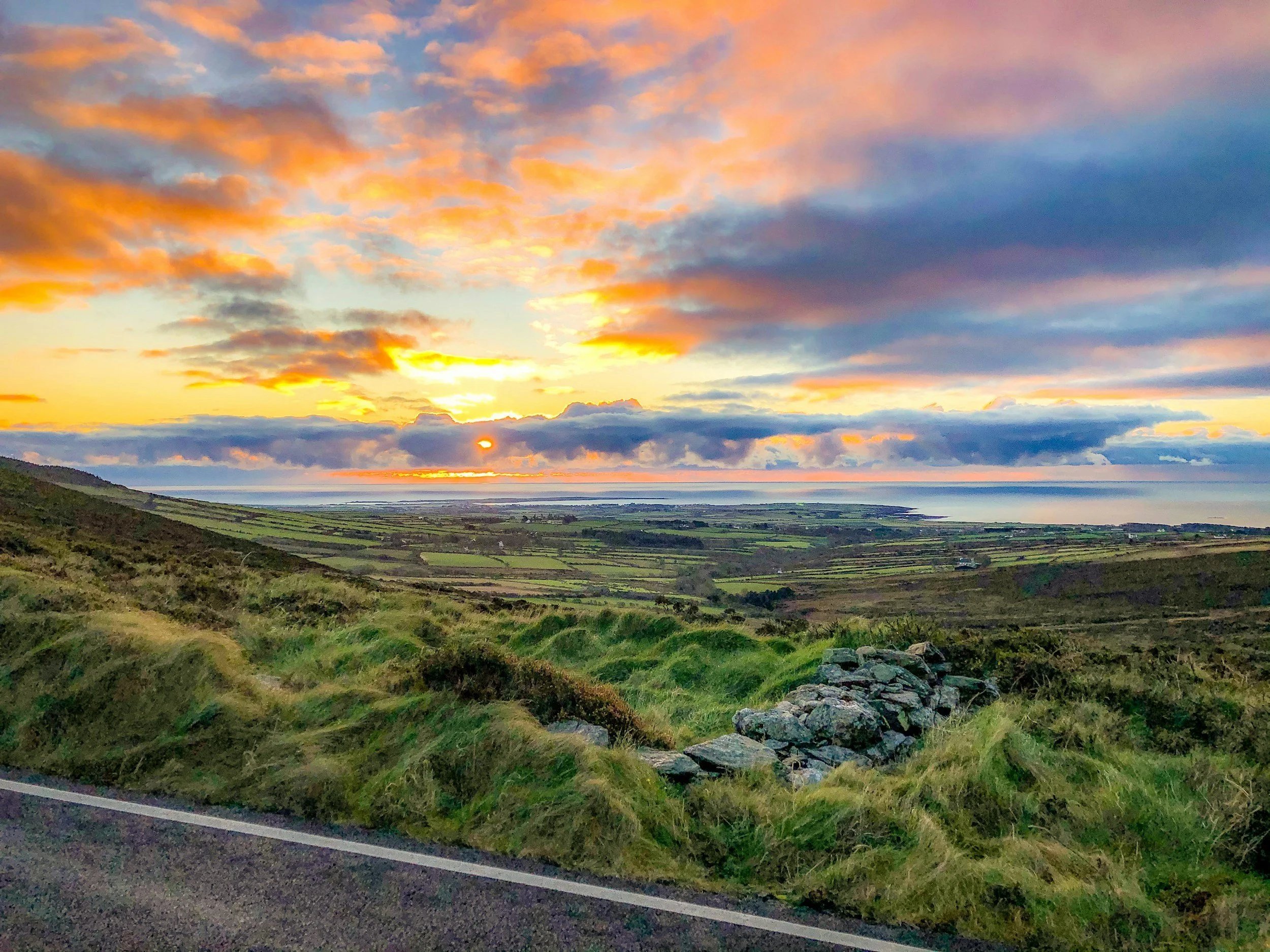 Sunset on the Isle of Man