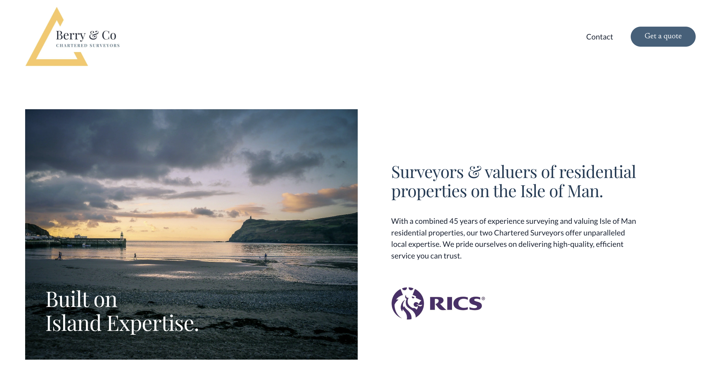 Berry and Co Website Design Isle of Man