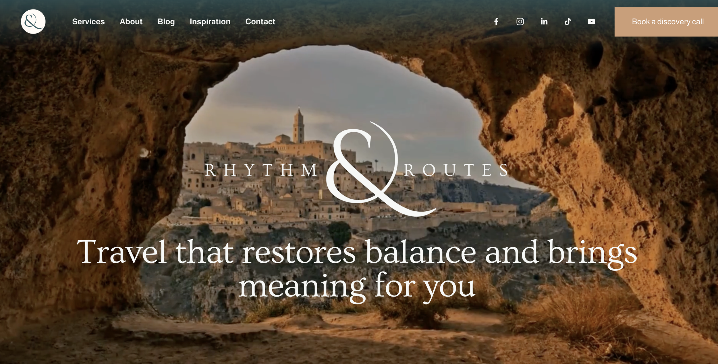 Rhythm and Routes SquareSpace Website Design