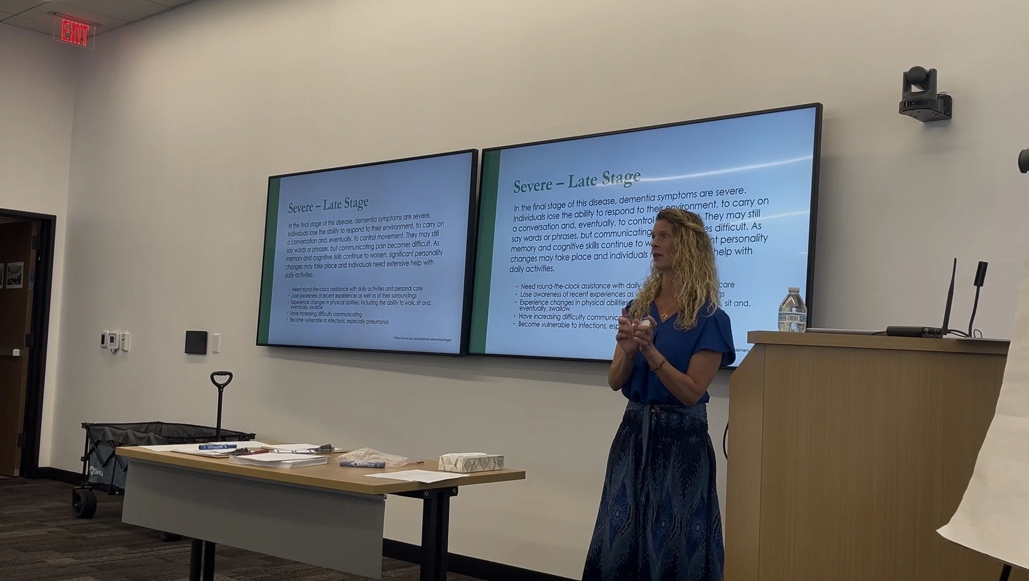  Kim Keane teaches Dementia &amp; Disabilities Escape to care professionals in southern California. 