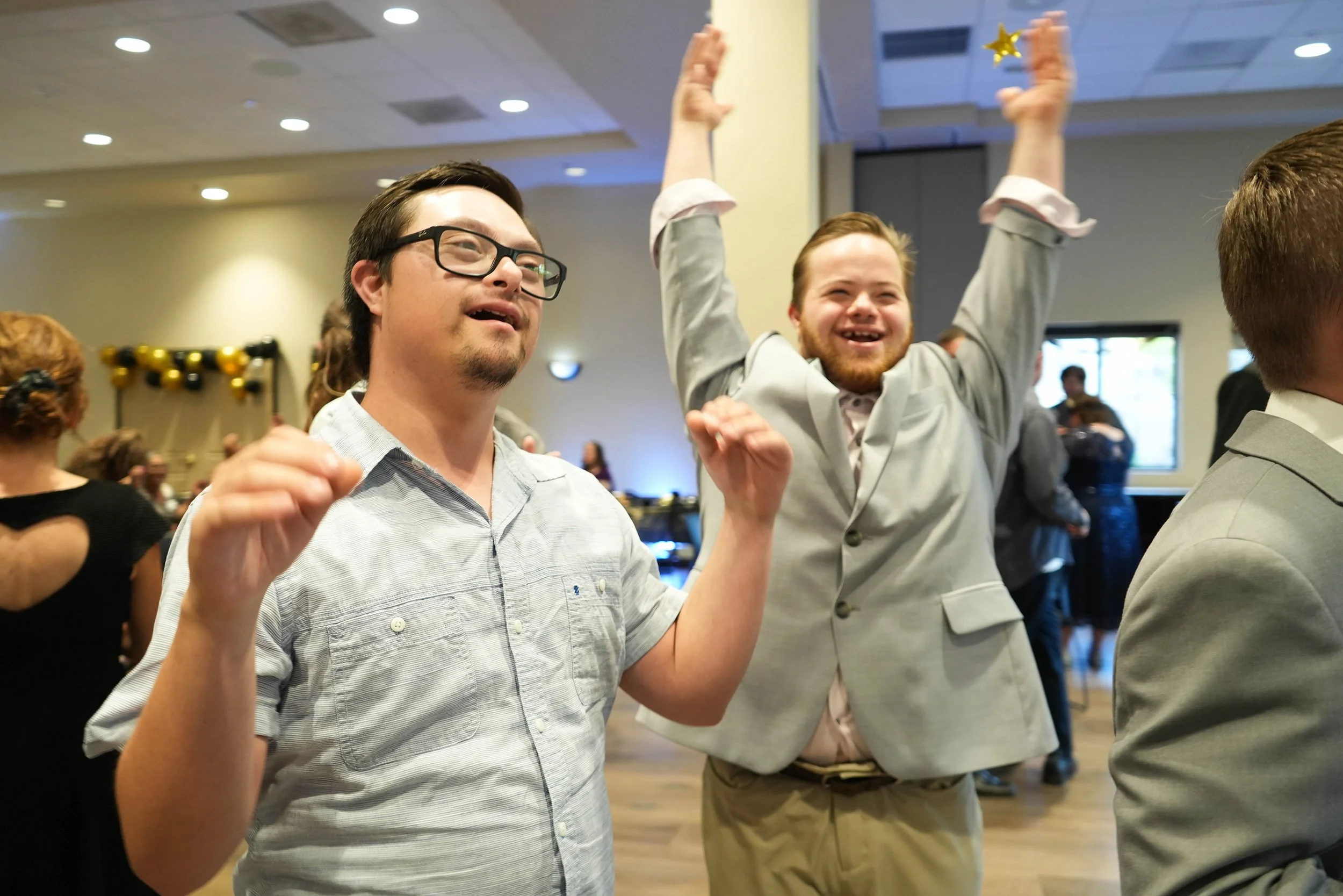  Gabe of Casa de Palmas and Noah’s PERCH participant dancing the night away 