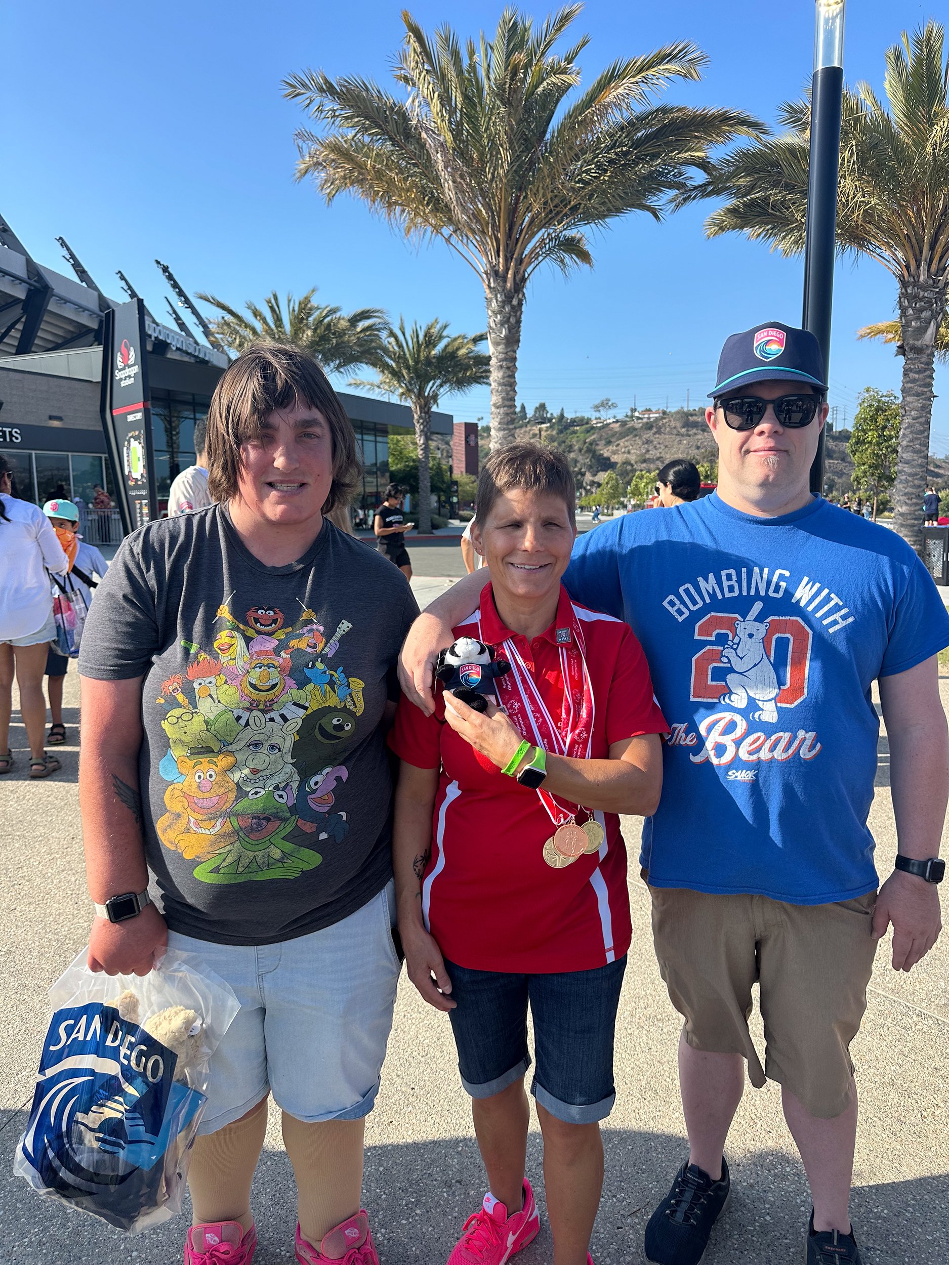 Adults with I/DD at the San Diego Wave game