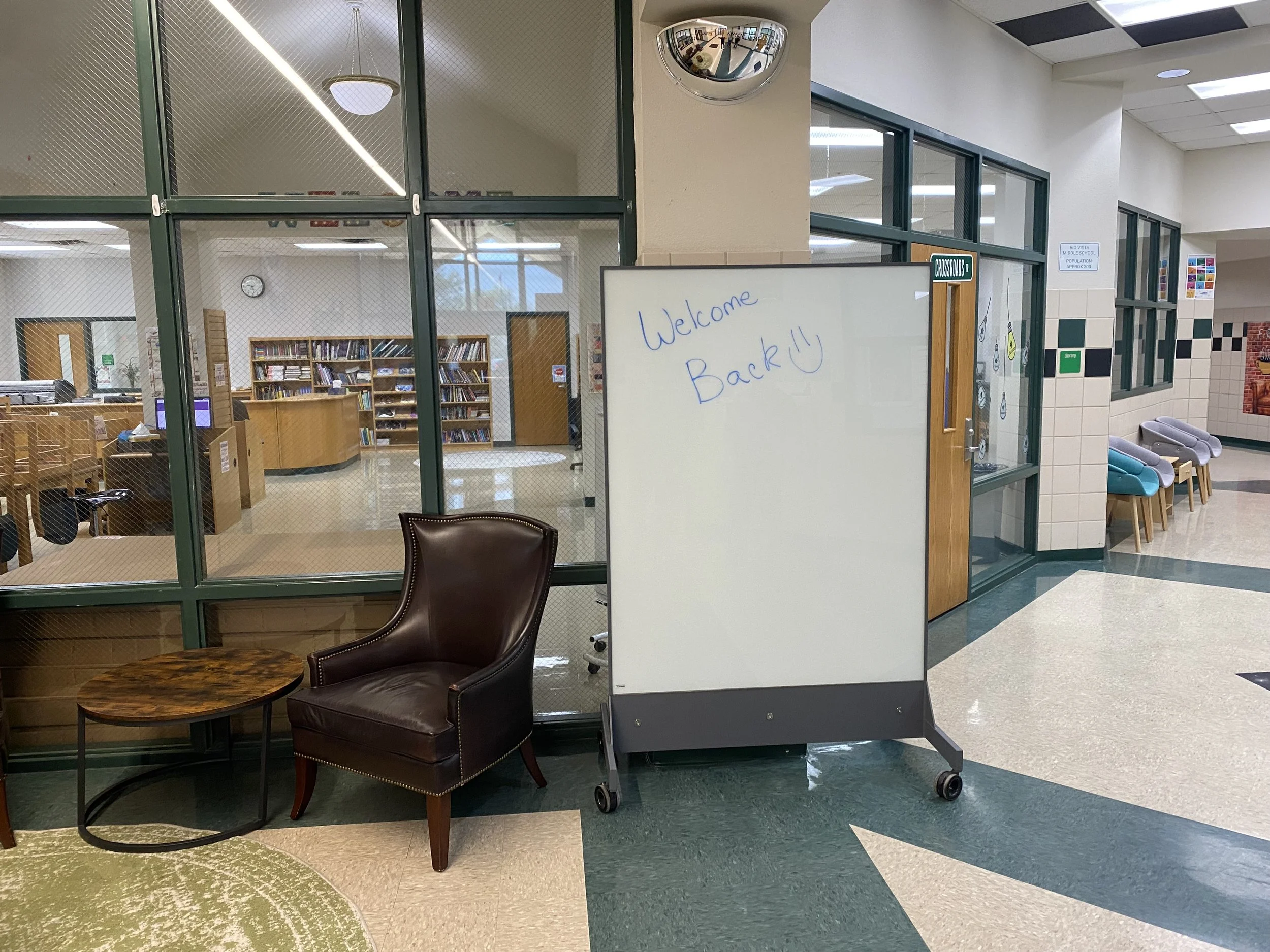 TAG Mobile and ballistic protection solutions integrated into modern school hallway security environment