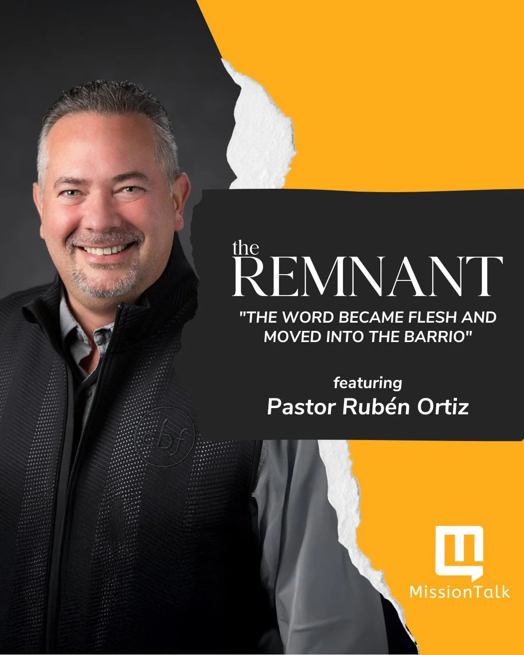 In this month&rsquo;s Remnant, Pastor Rub&eacute;n Ortiz reminds us that &ldquo;The Word became flesh and moved into the barrio&rdquo; (John 1:14 paraphrased).

Jesus not only walked among us, He chose to dwell in neighborhoods, among the poor, the b