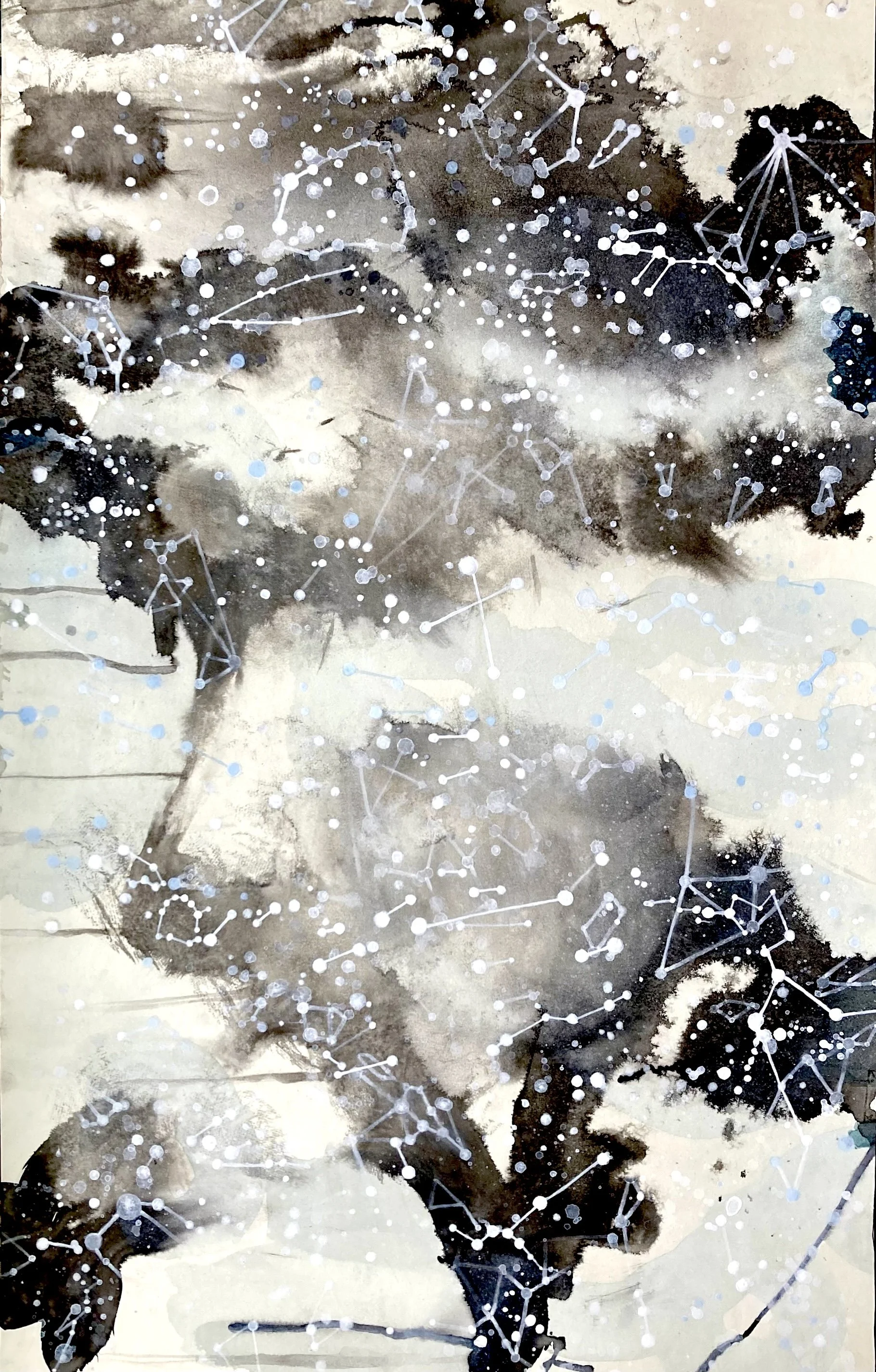 Isobar- ink on board 32x20