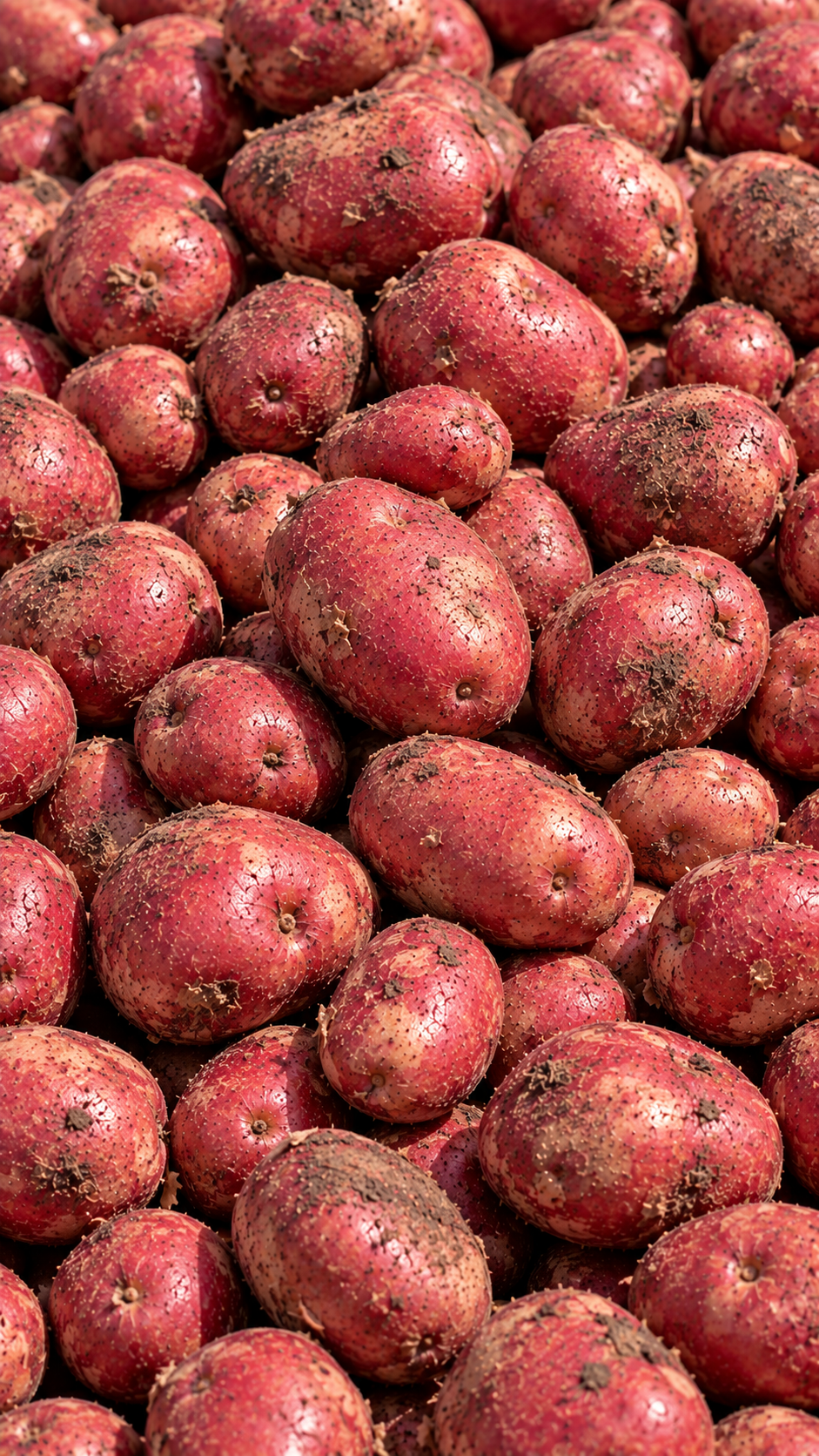 Organic Red potatoes grown in Washington’s Columbia Basin