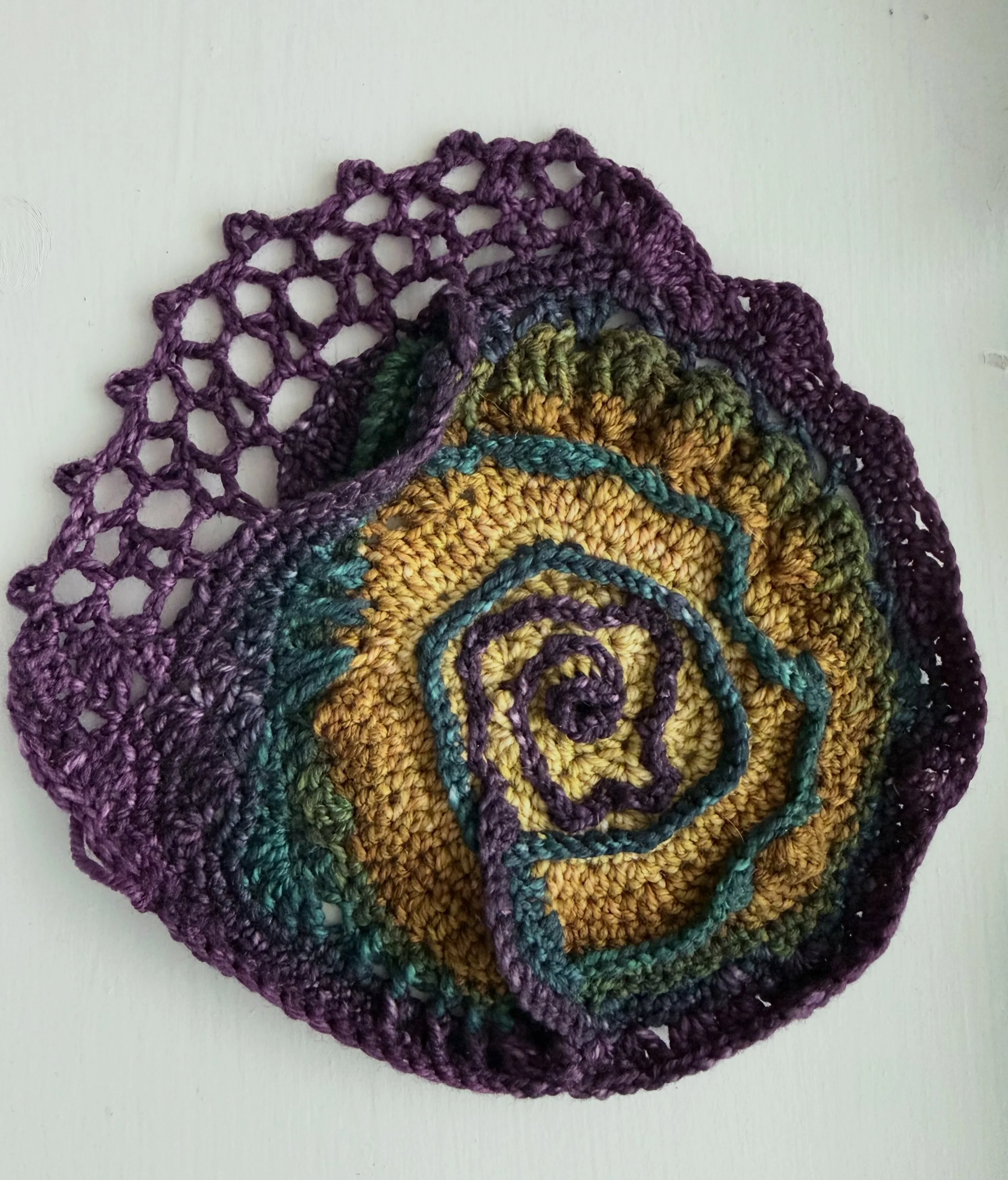 Freeform crochet with Noro is magical.
